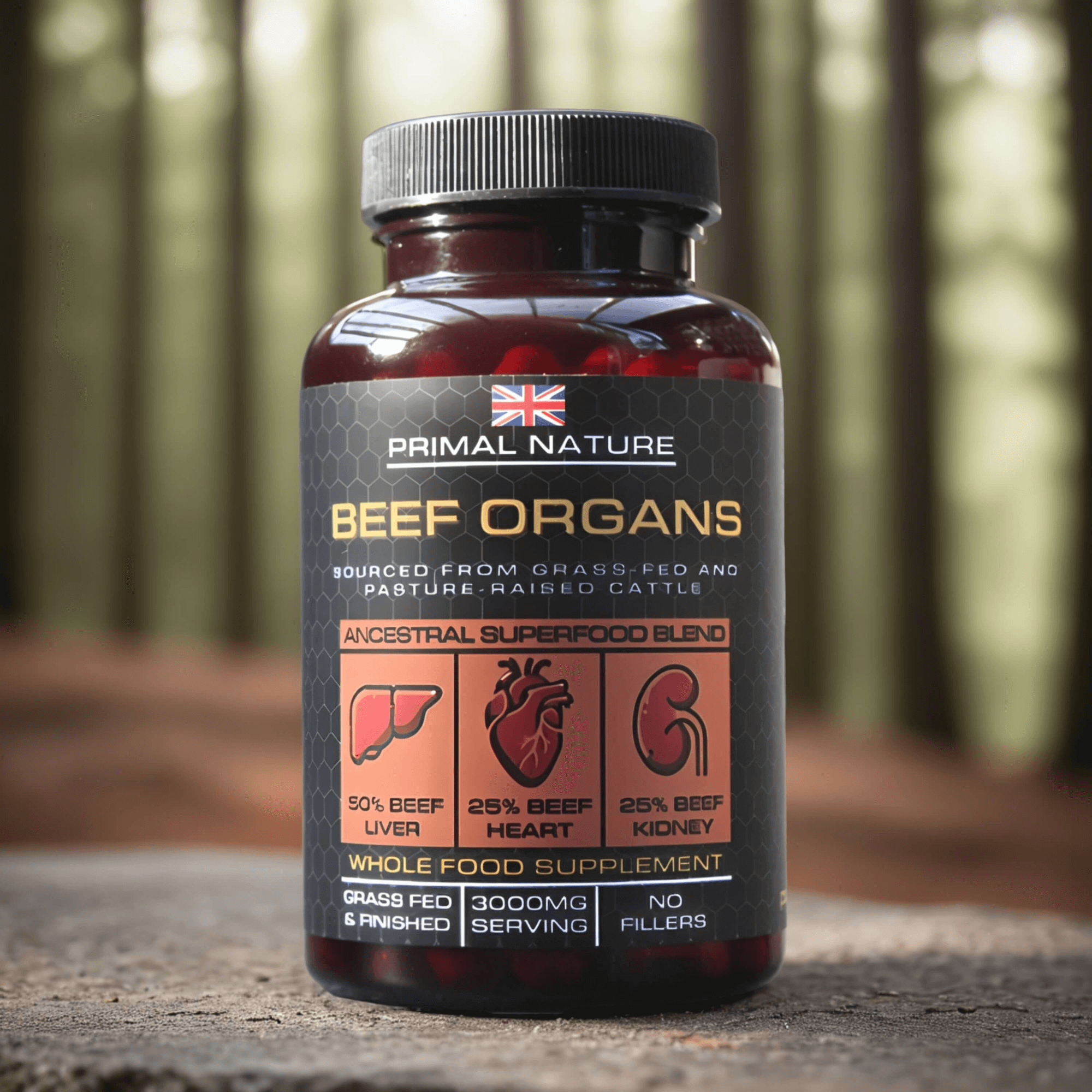 Grass-Fed Beef Organs