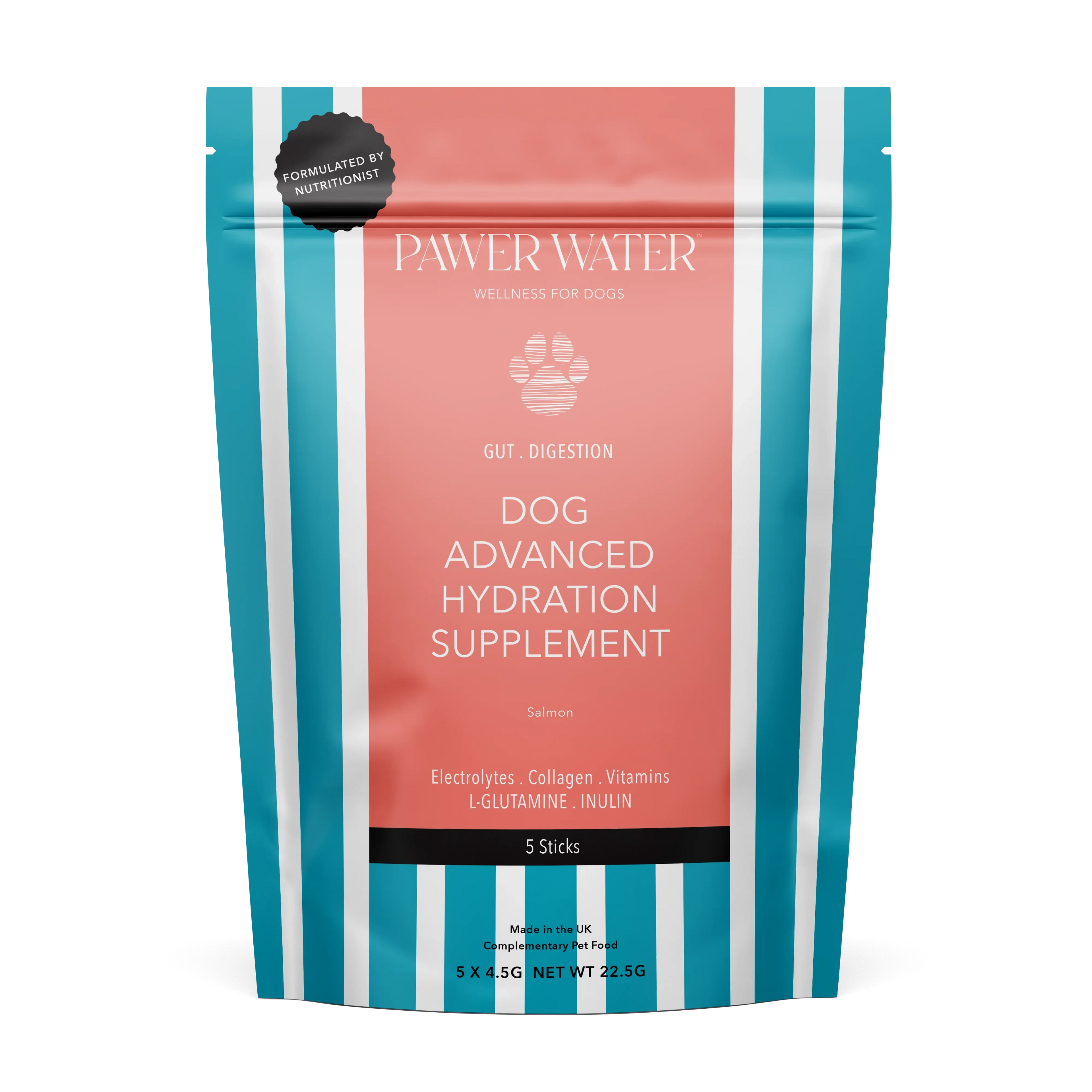 Pawer Water Gut Support (5-sticks Pouch) by Pawer Water | The Hackers Market