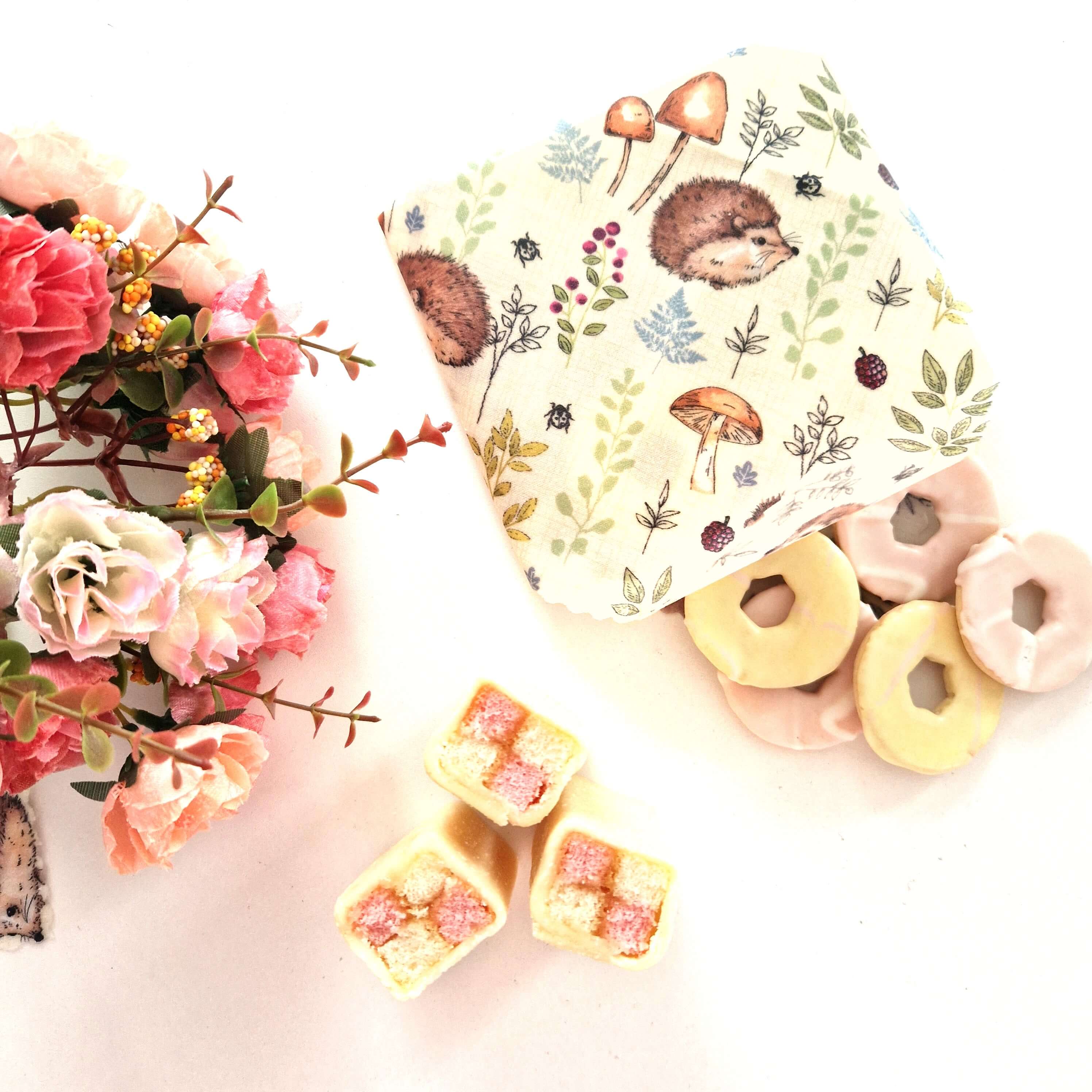 Reusable Beeswax Food Wraps 100% Hand Made in the UK by Honey Bee Good.