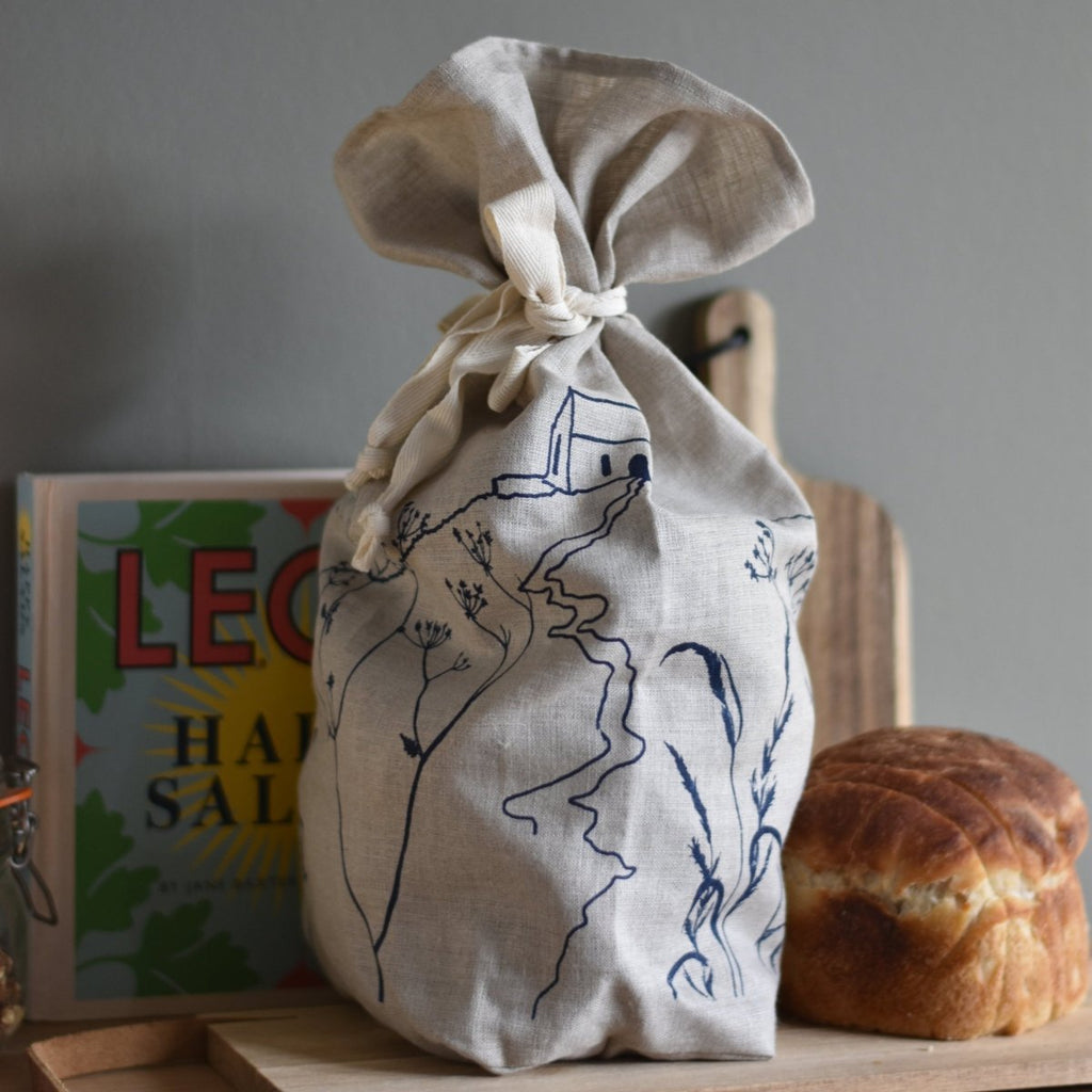 Rame Head Linen Bread Bag