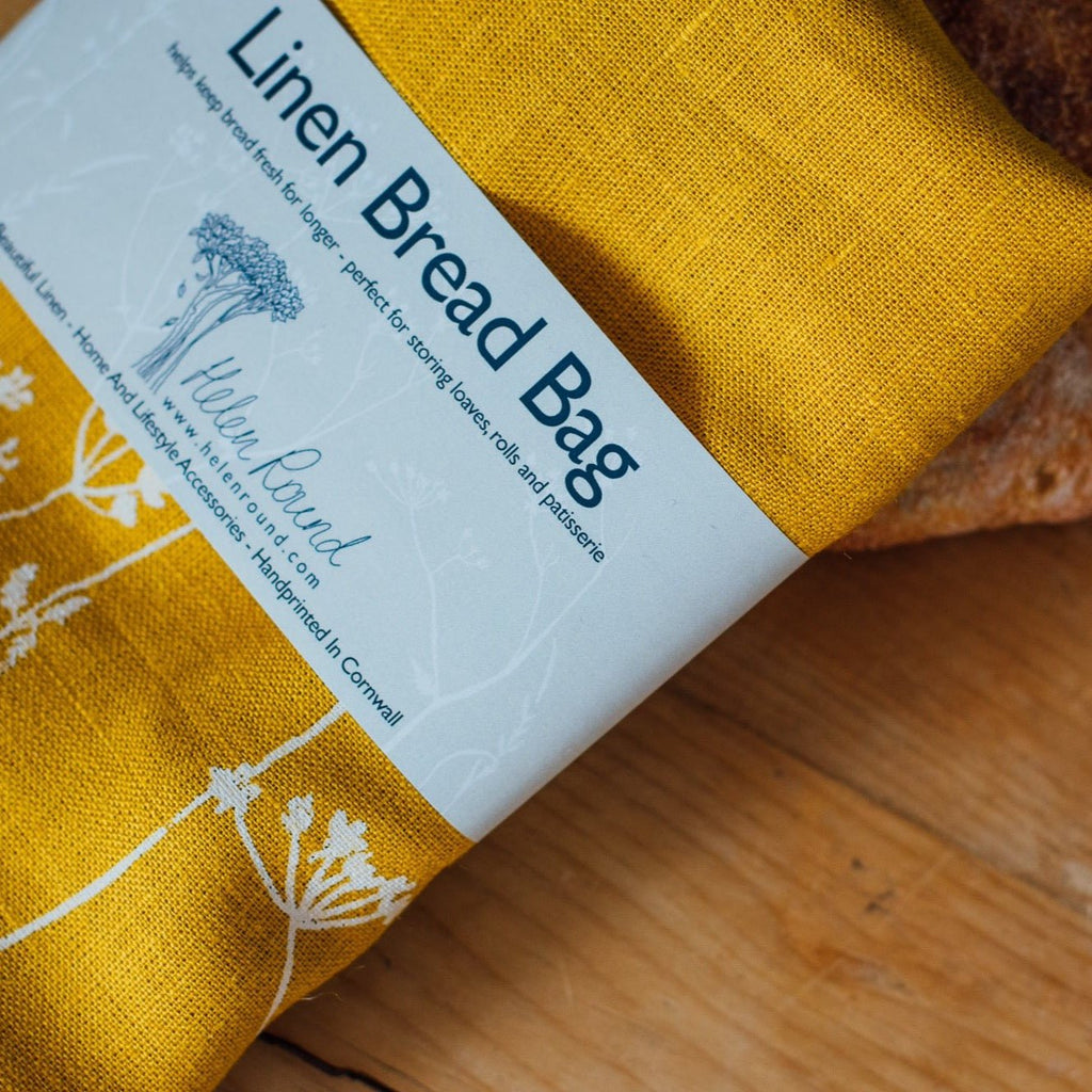 Linen Bread Bag - Hedgerow Collection