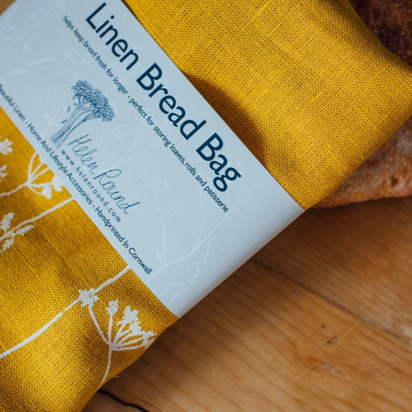 Linen Bread Bag - Hedgerow Collection