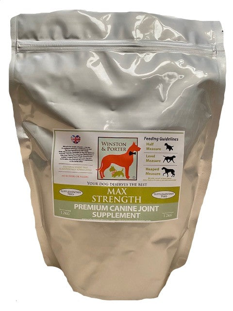 Max Strength Premium Canine Joint Supplement - Adult Working & Performance From by Winston and Porter | The Hackers Market