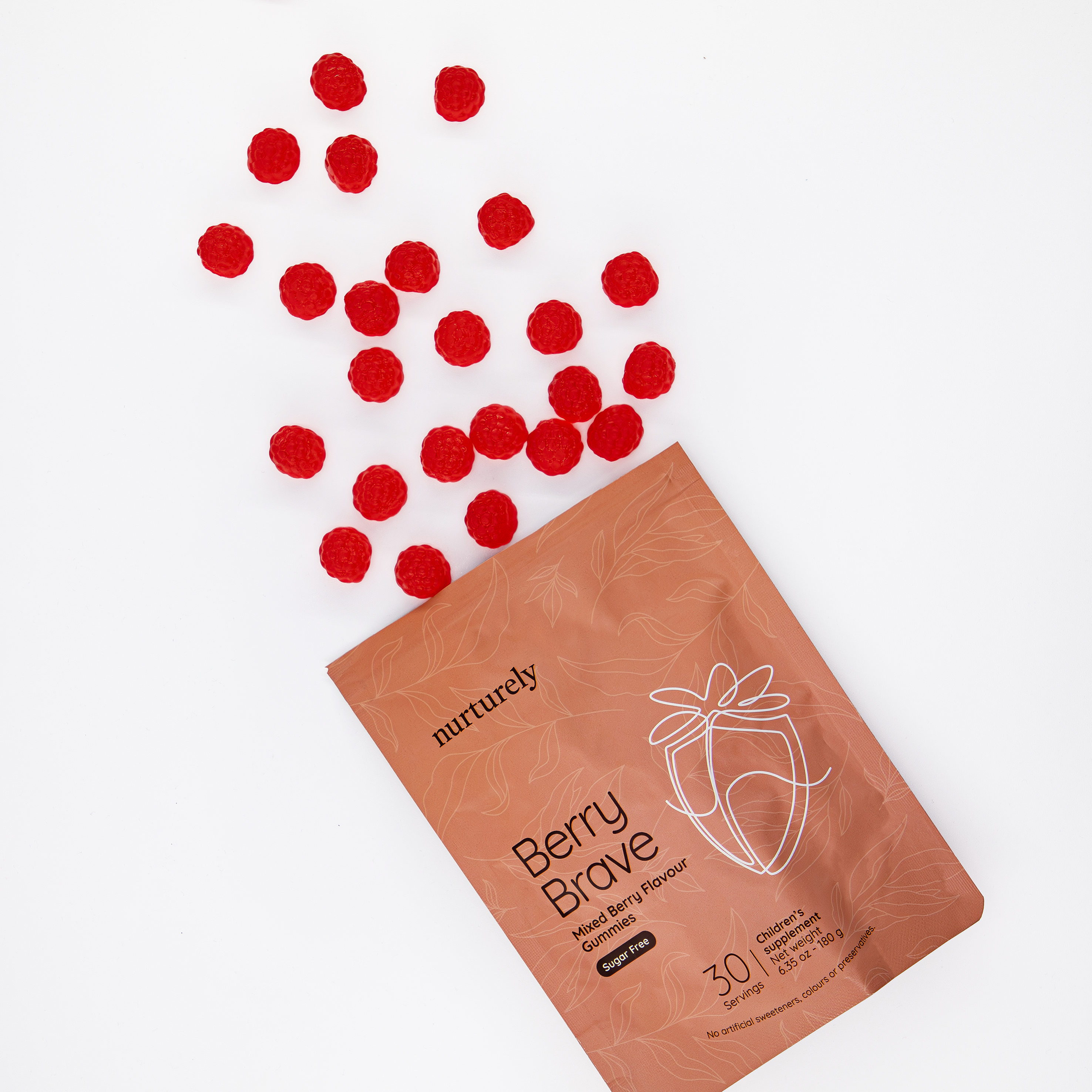 Berry Brave Natural Immunity Vitamin Chews for Kids 3+ by Nurturely | The Hackers Market