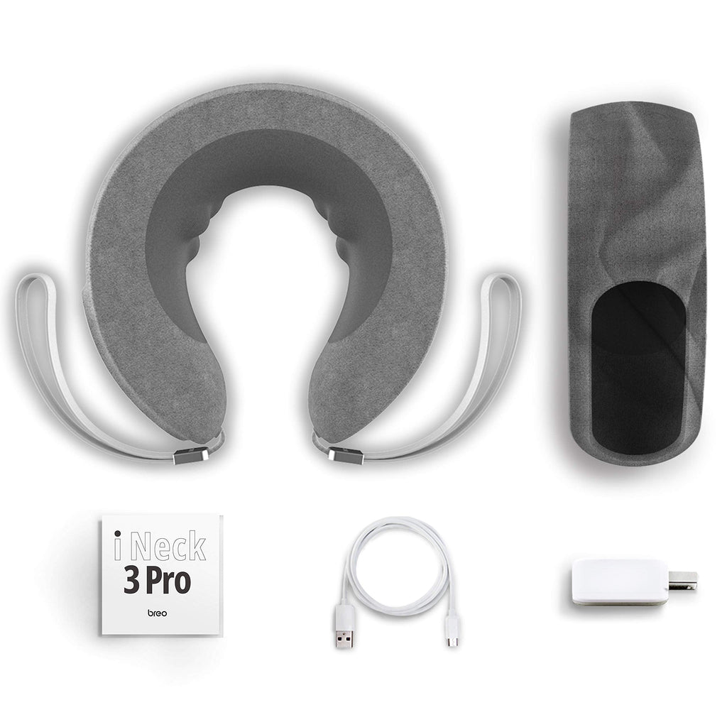 Breo iNeck 3 Pro – Ergonomic U-Shape Shiatsu Neck Massager with App Control
