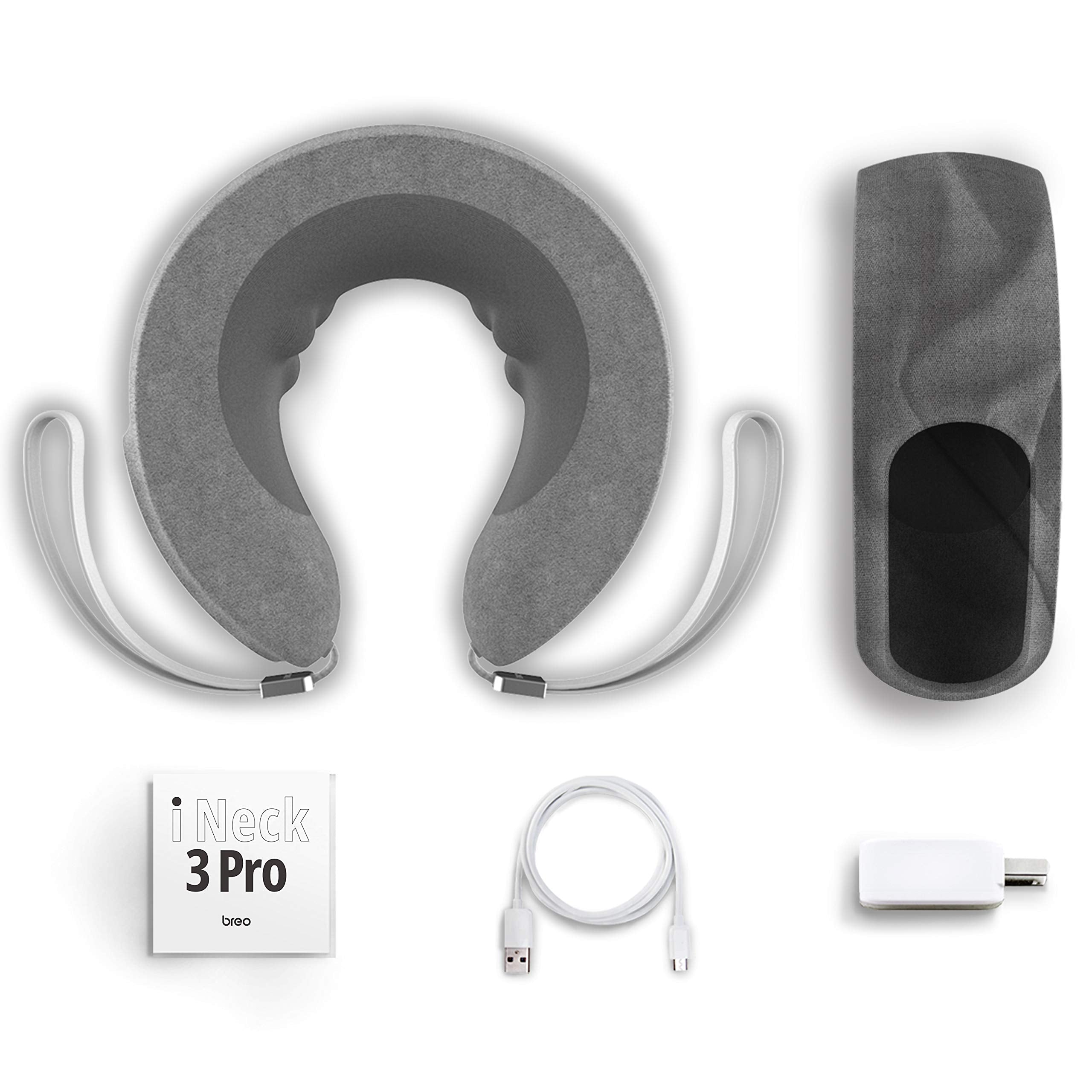 Breo iNeck 3 Pro – Ergonomic U-Shape Shiatsu Neck Massager with App Control