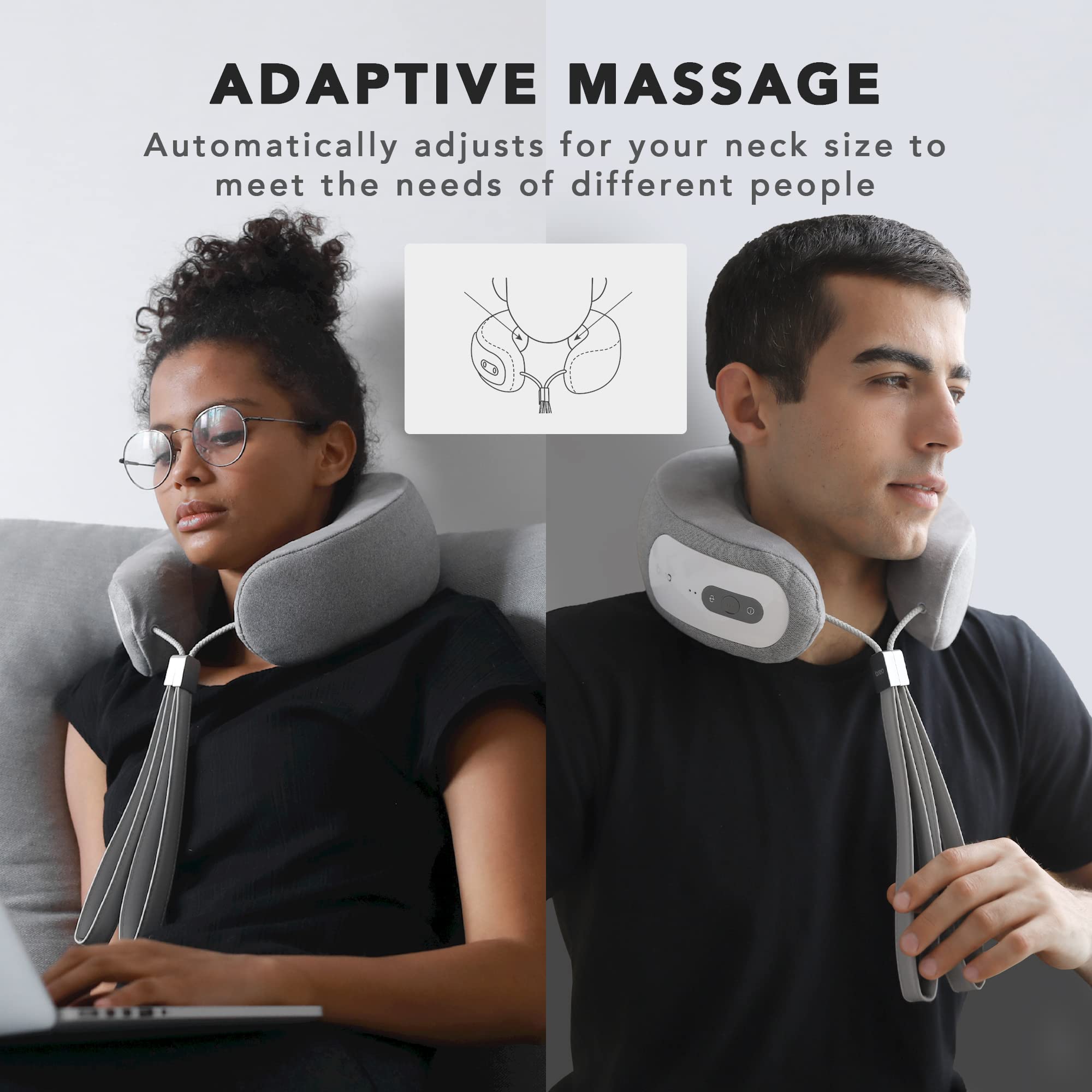 Breo iNeck 3 Pro – Ergonomic U-Shape Shiatsu Neck Massager with App Control