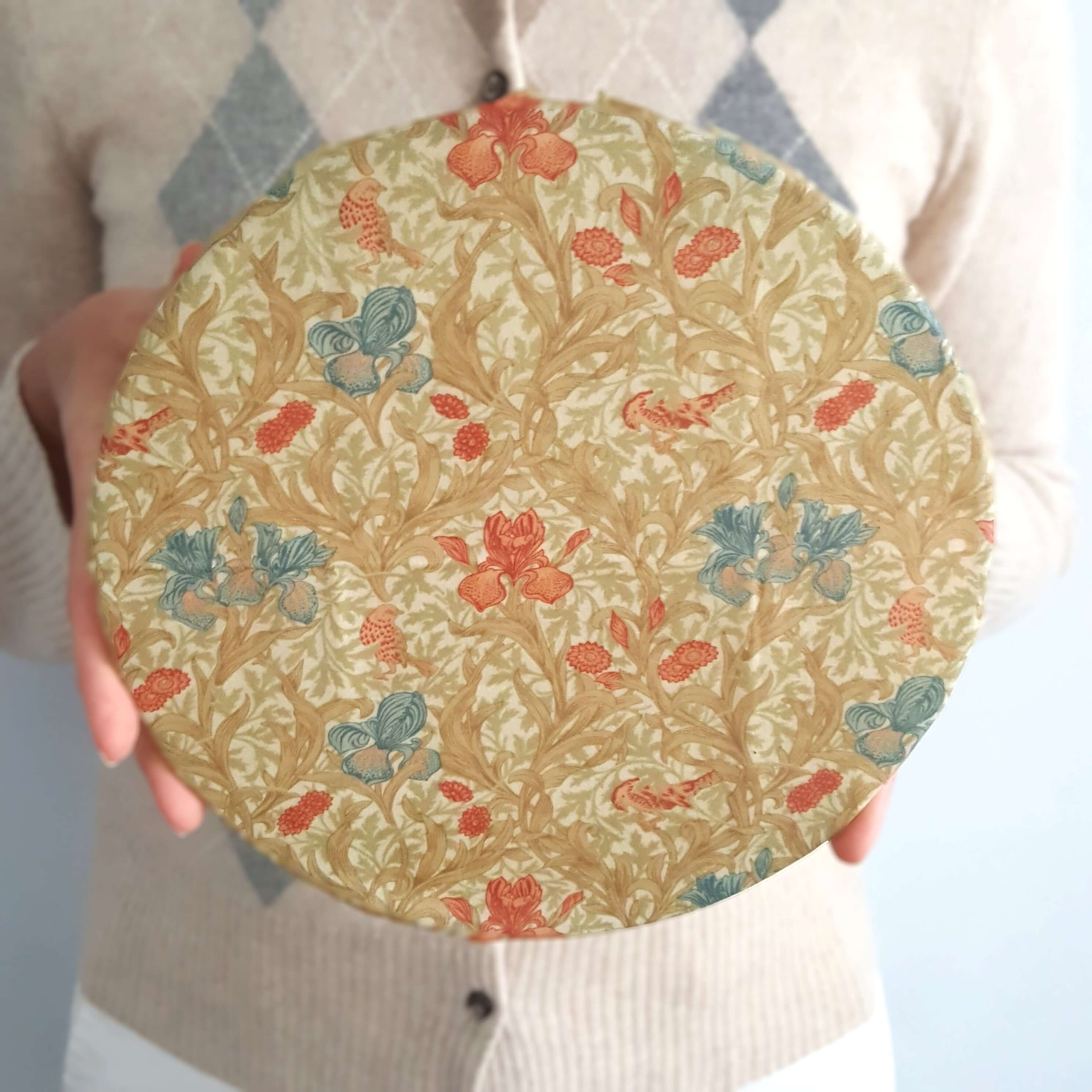 *William Morris Set of 3 Handmade Beeswax Wraps by Honey Bee Good | The Hackers Market