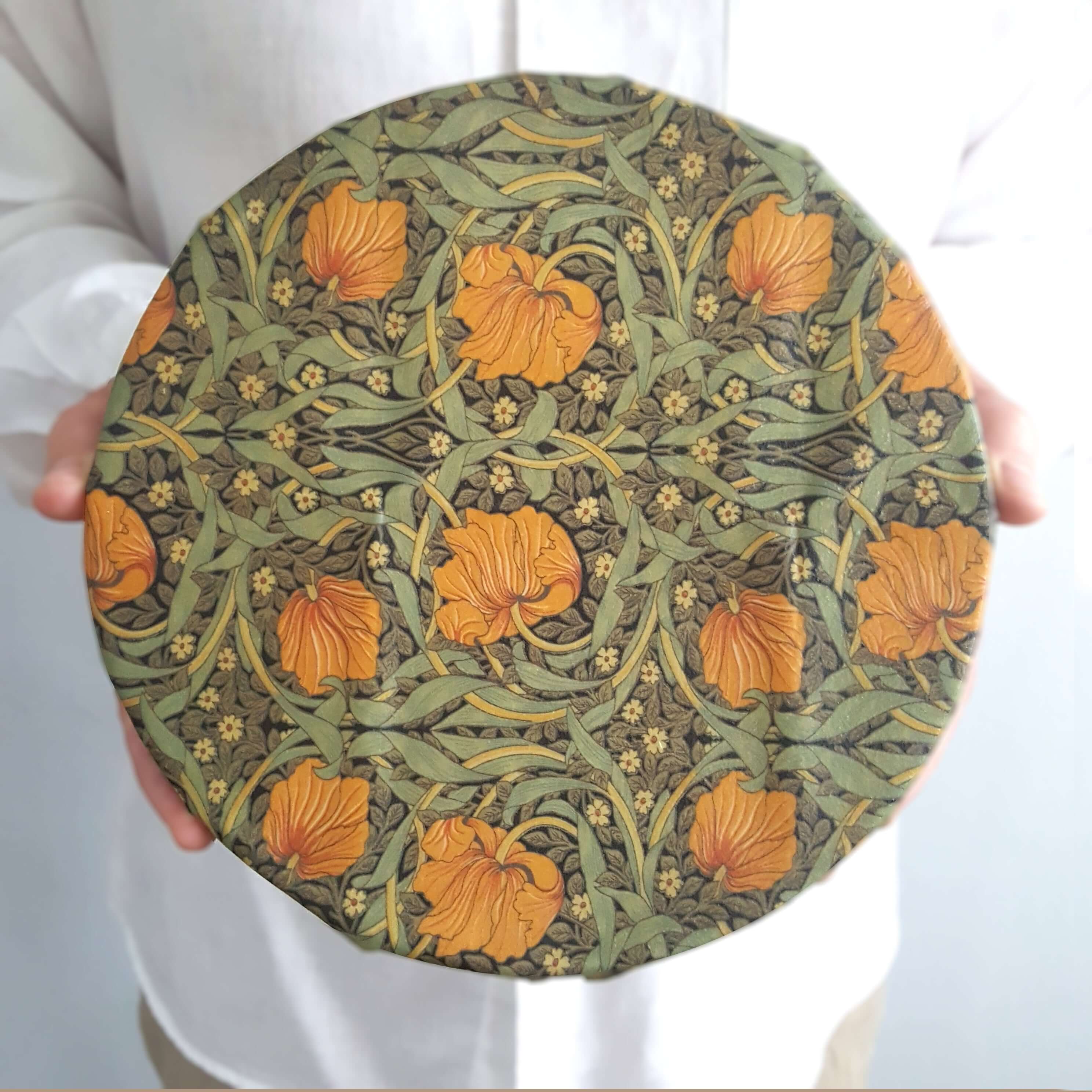 *William Morris Set of 3 Handmade Beeswax Wraps by Honey Bee Good | The Hackers Market