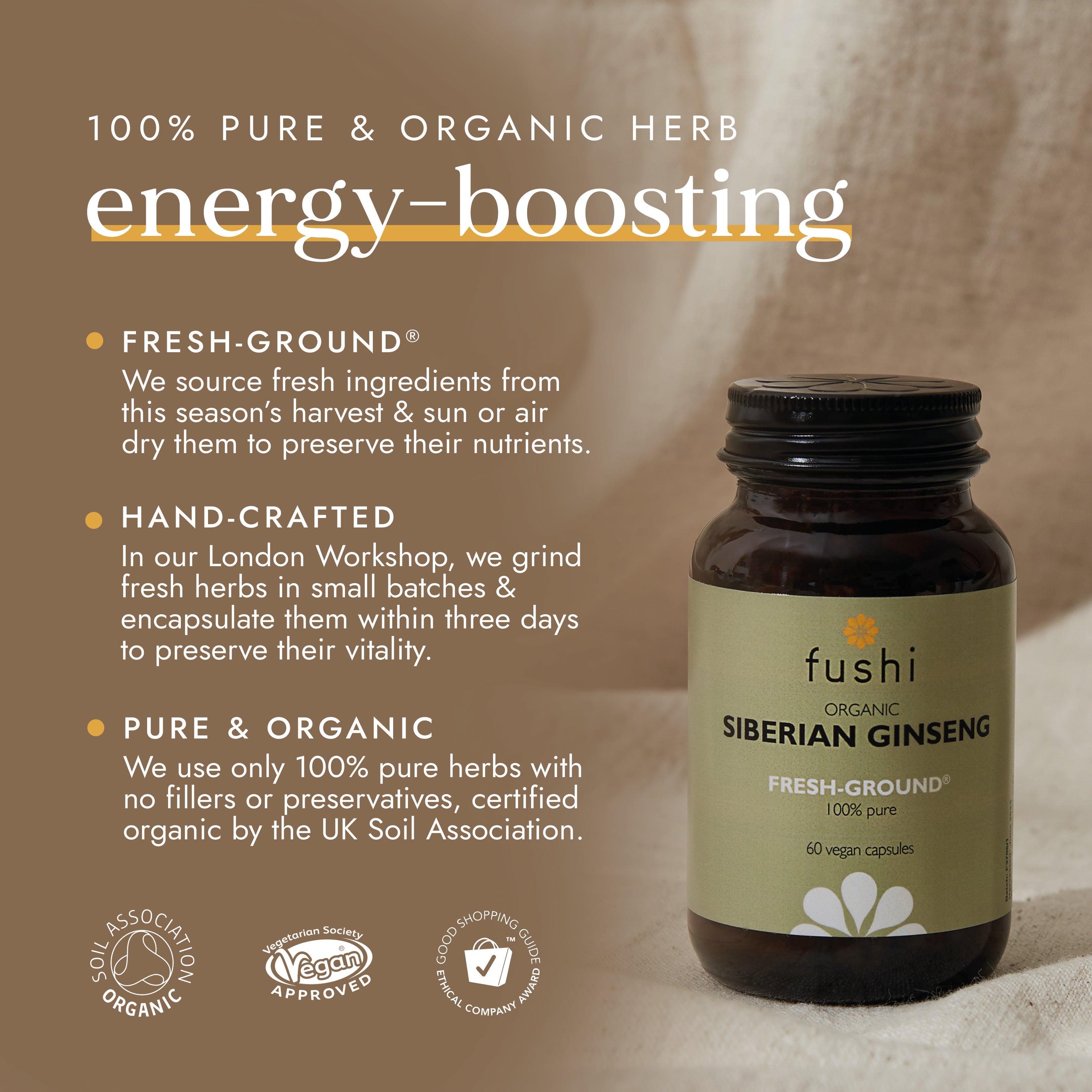 Organic Siberian Ginseng