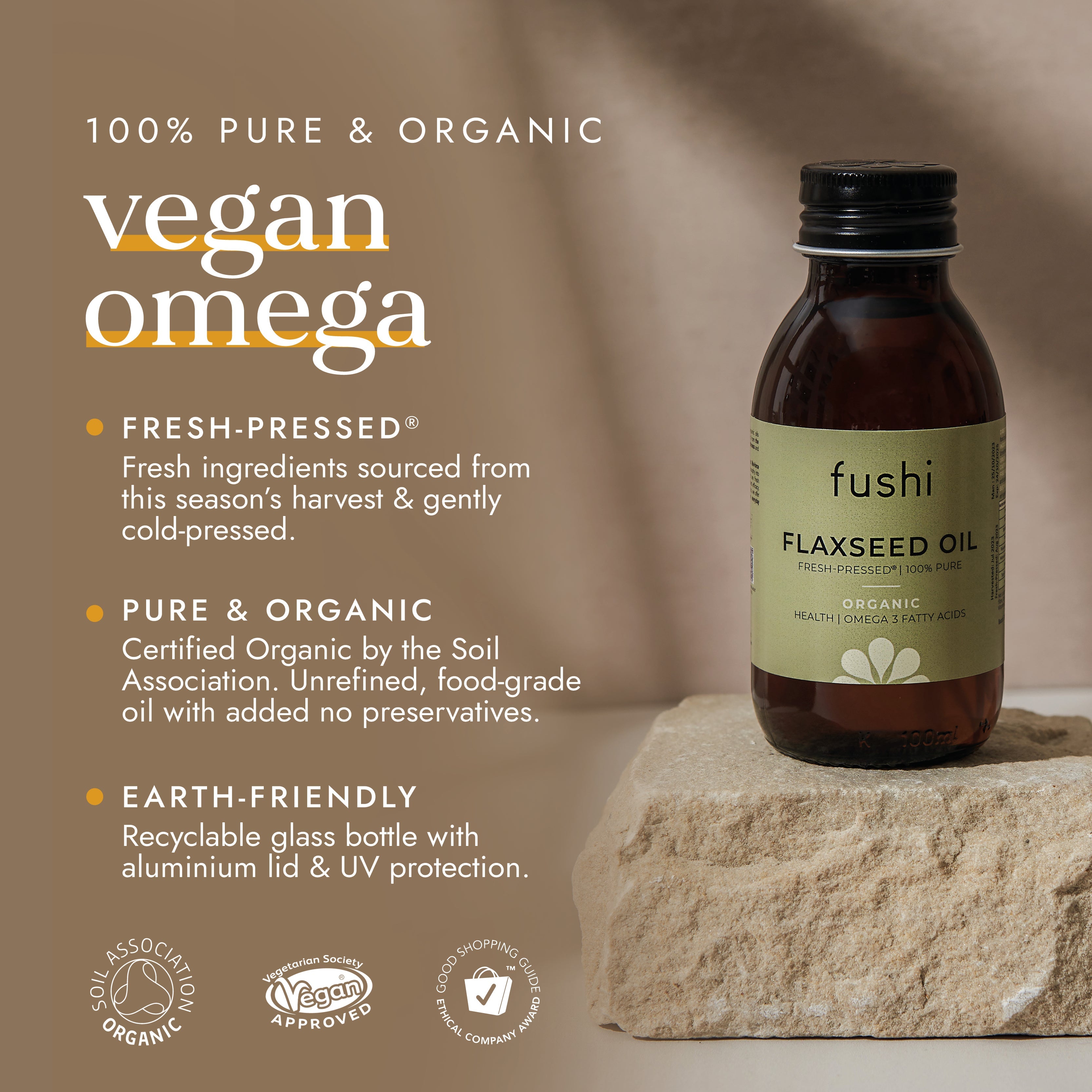 Organic Flaxseed Oil 250ml