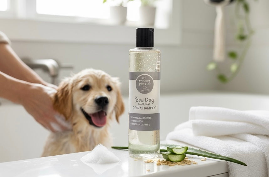 Natural Oatmeal and Aloe Vera Handmade Dog Shampoo by The Artisan Dog CO | The Hackers Market