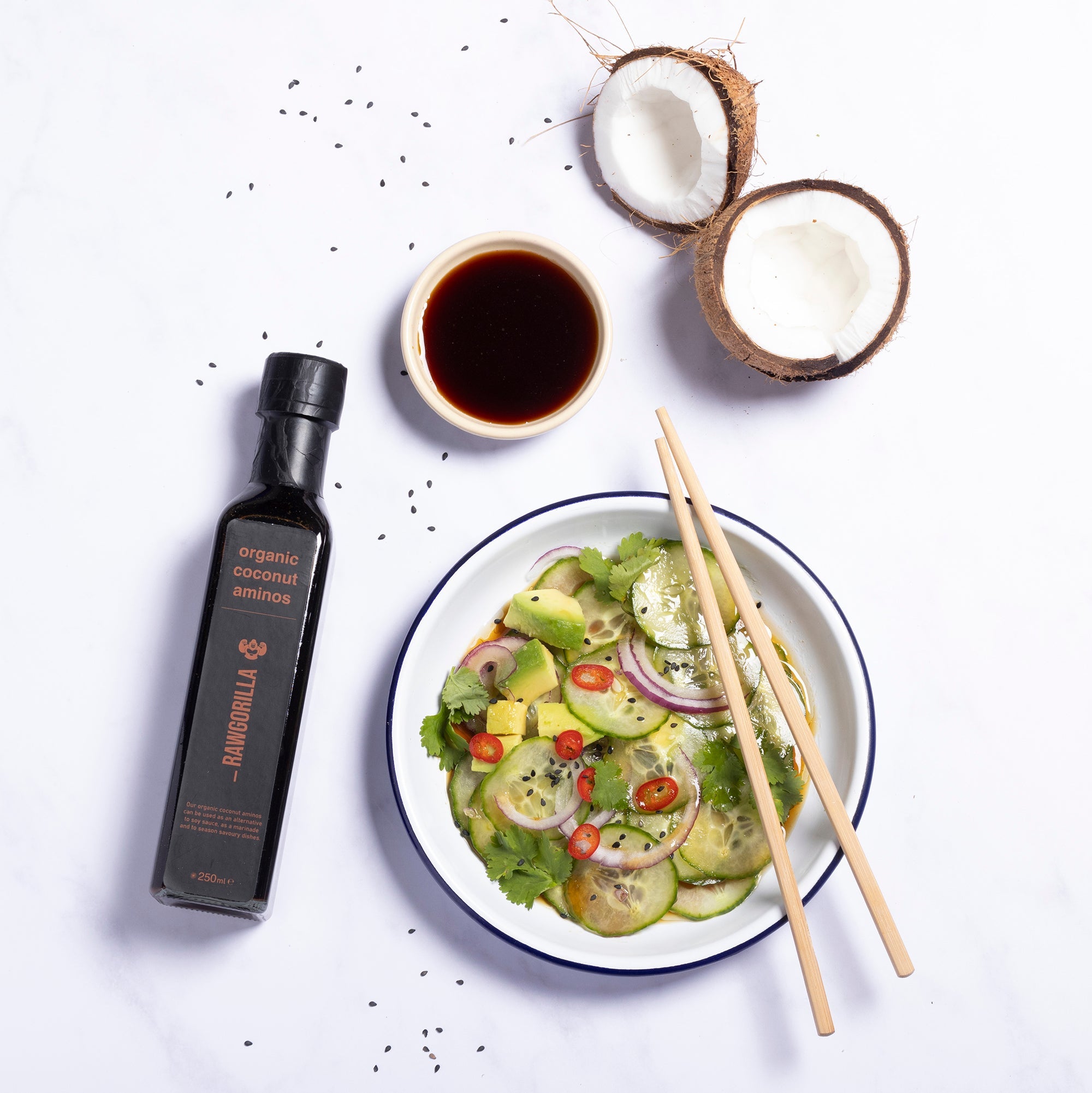 Organic Coconut Aminos - 250ml - RAWGORILLA by RawGorilla | The Hackers Market