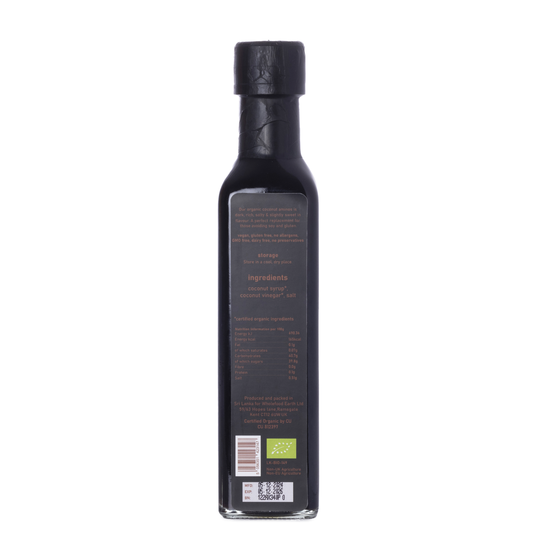 Organic Coconut Aminos - 250ml - RAWGORILLA by RawGorilla | The Hackers Market