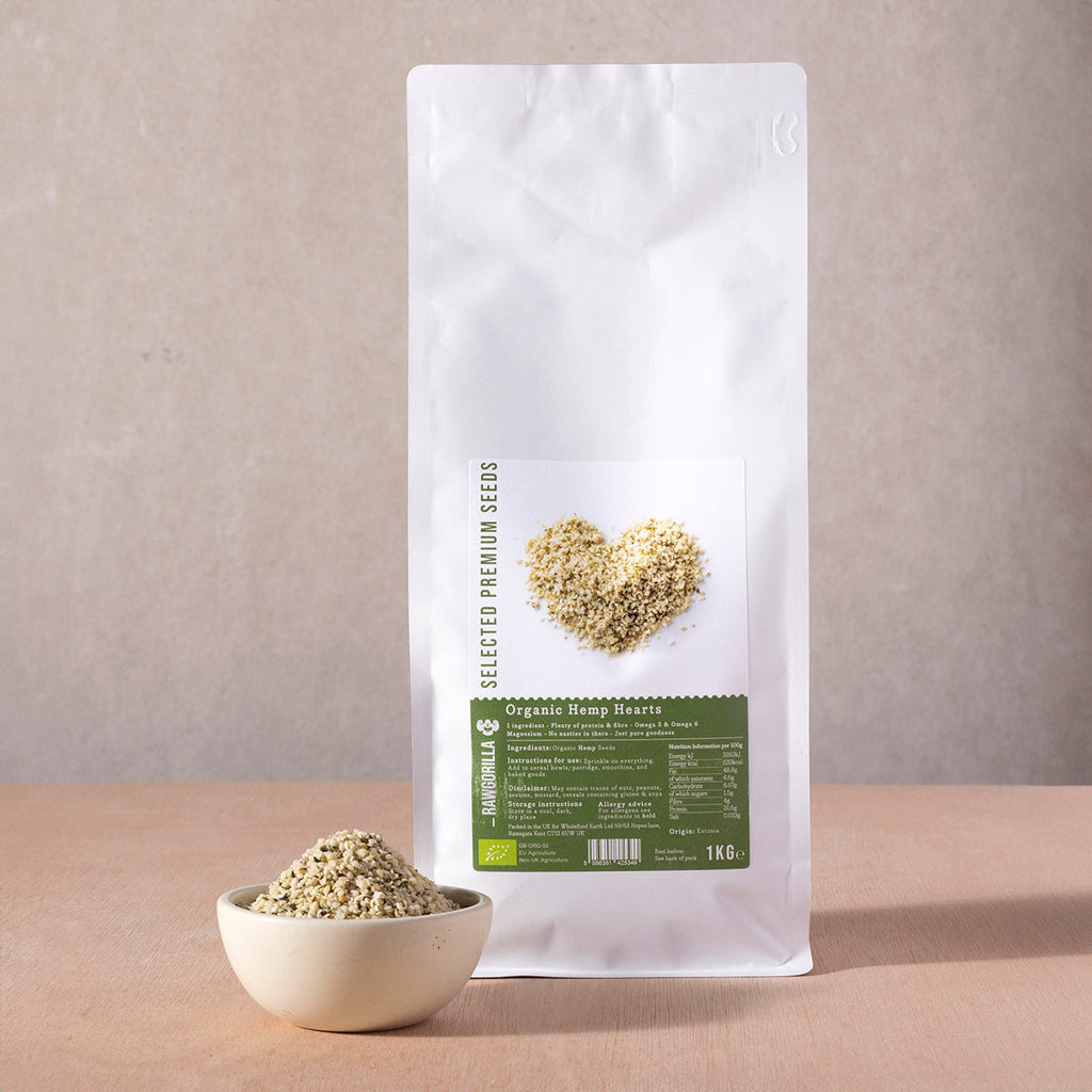 Organic Hemp Hearts - RAWGORILLA - 1kg by RawGorilla | The Hackers Market