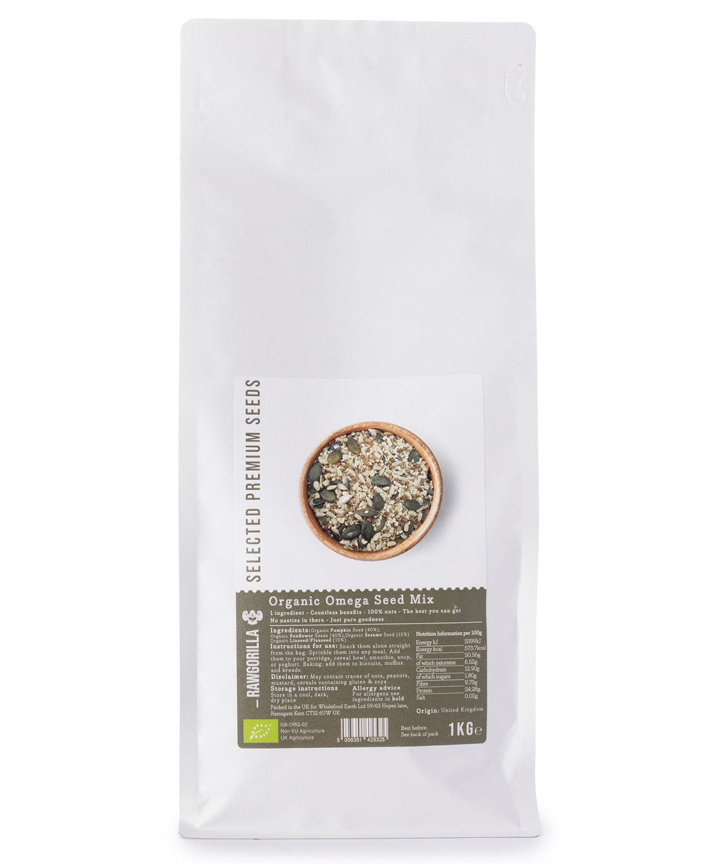 Organic Omega Seed Mix - RAWGORILLA - 1kg by RawGorilla | The Hackers Market