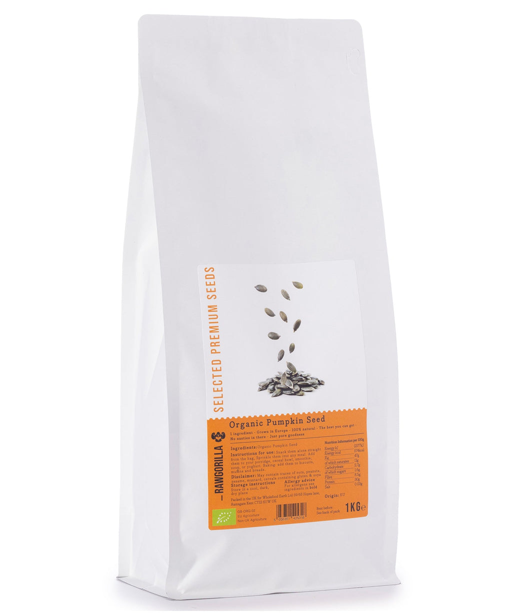 Organic Pumpkin Seed - RAWGORILLA - 1kg by RawGorilla | The Hackers Market