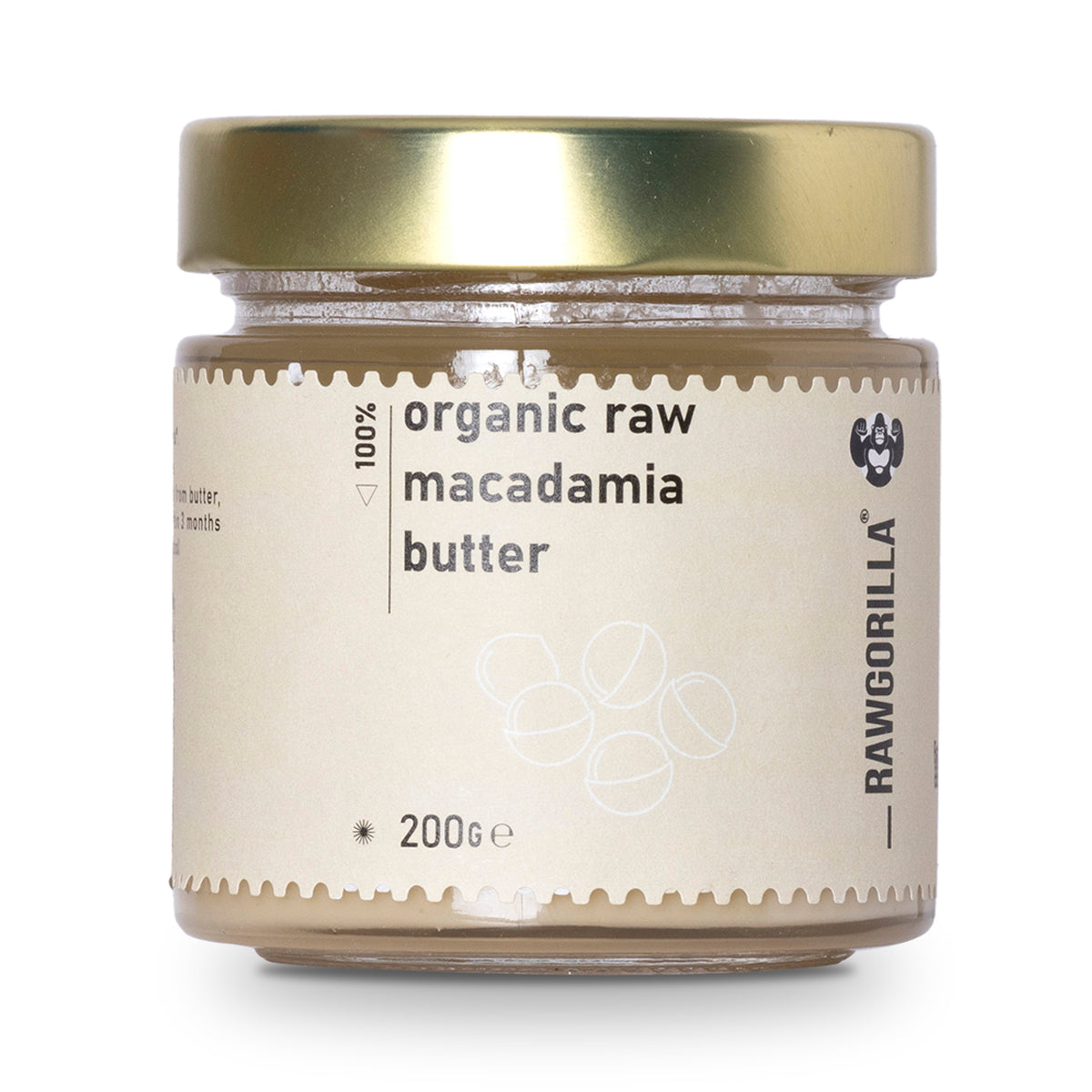 Organic Raw Macadamia Butter - RAWGORILLA by RawGorilla | The Hackers Market