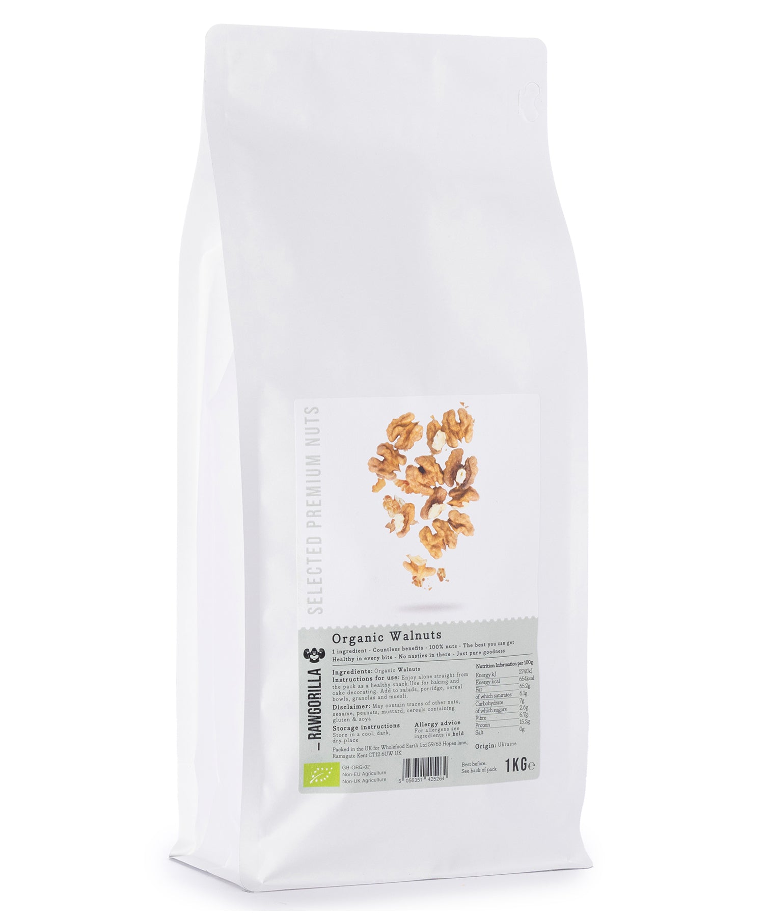 Organic Walnuts - RAWGORILLA - 1kg by RawGorilla | The Hackers Market