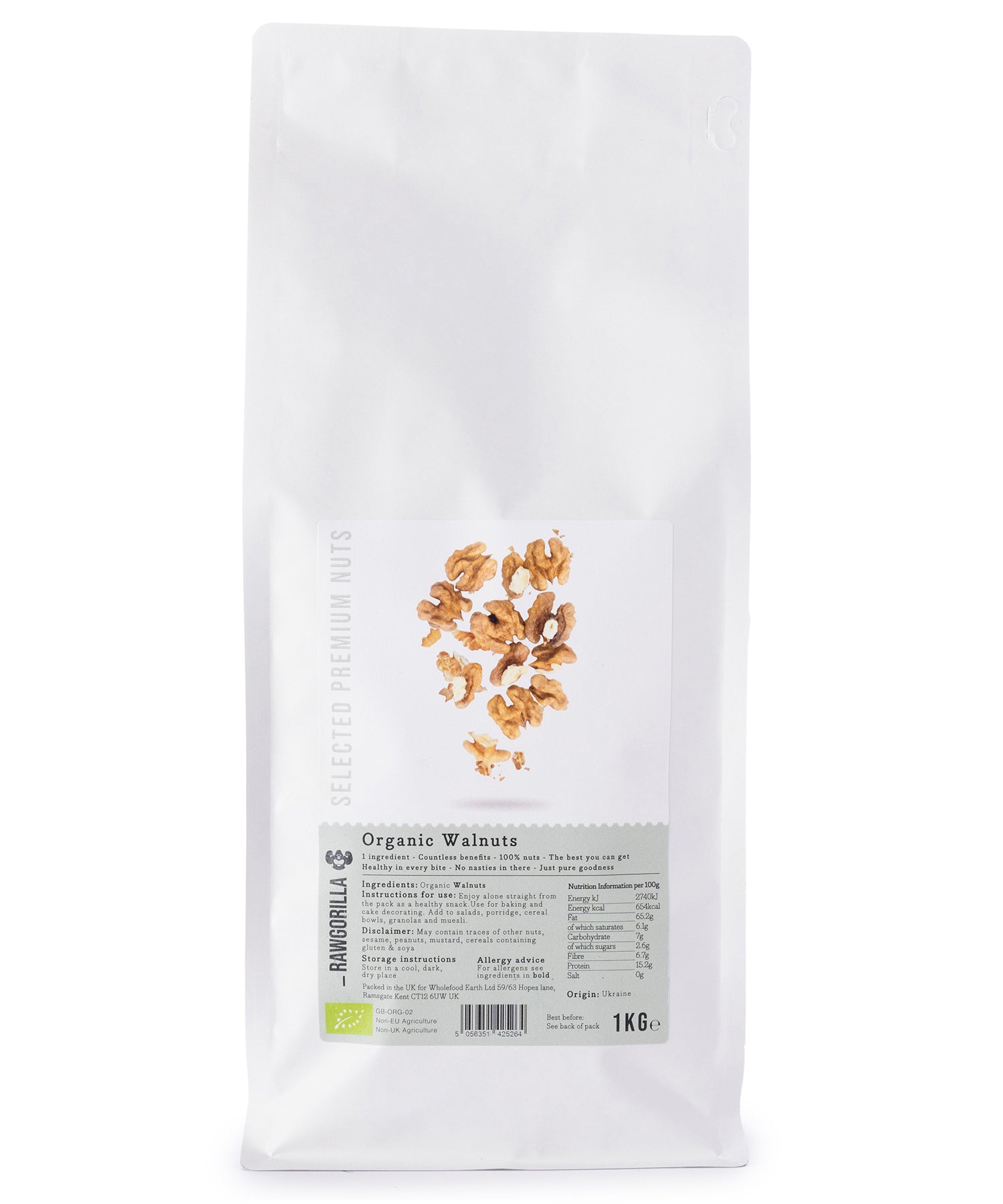 Organic Walnuts - RAWGORILLA - 1kg by RawGorilla | The Hackers Market