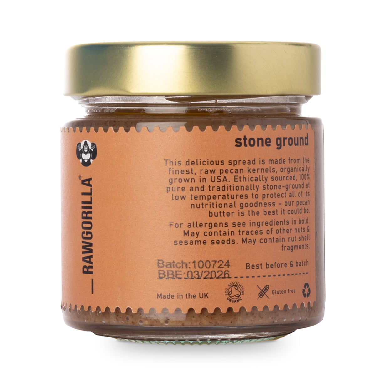 Raw Organic Pecan Butter - RAWGORILLA by RawGorilla | The Hackers Market