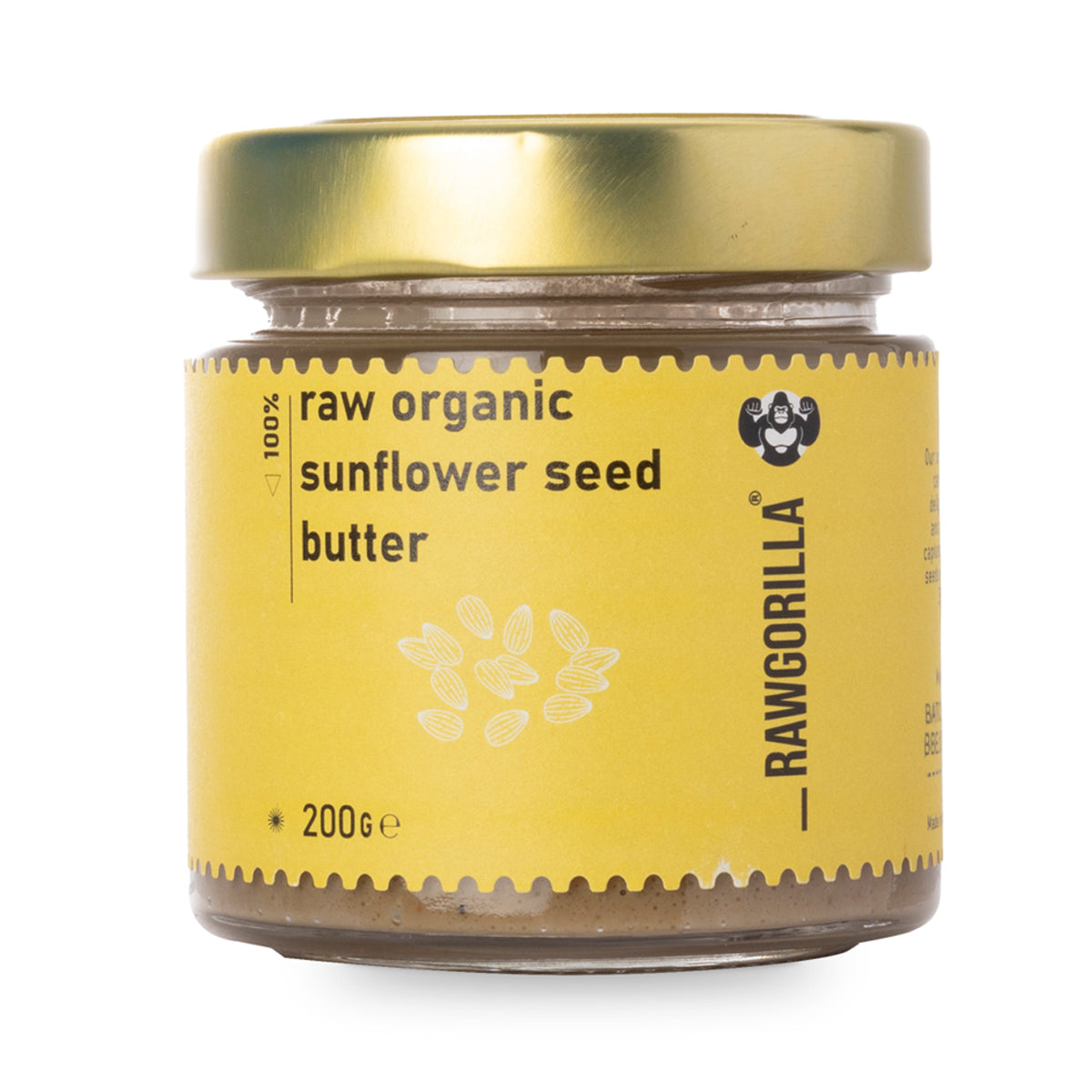 Raw Organic Sunflower Seed Butter - RAWGORILLA by RawGorilla | The Hackers Market