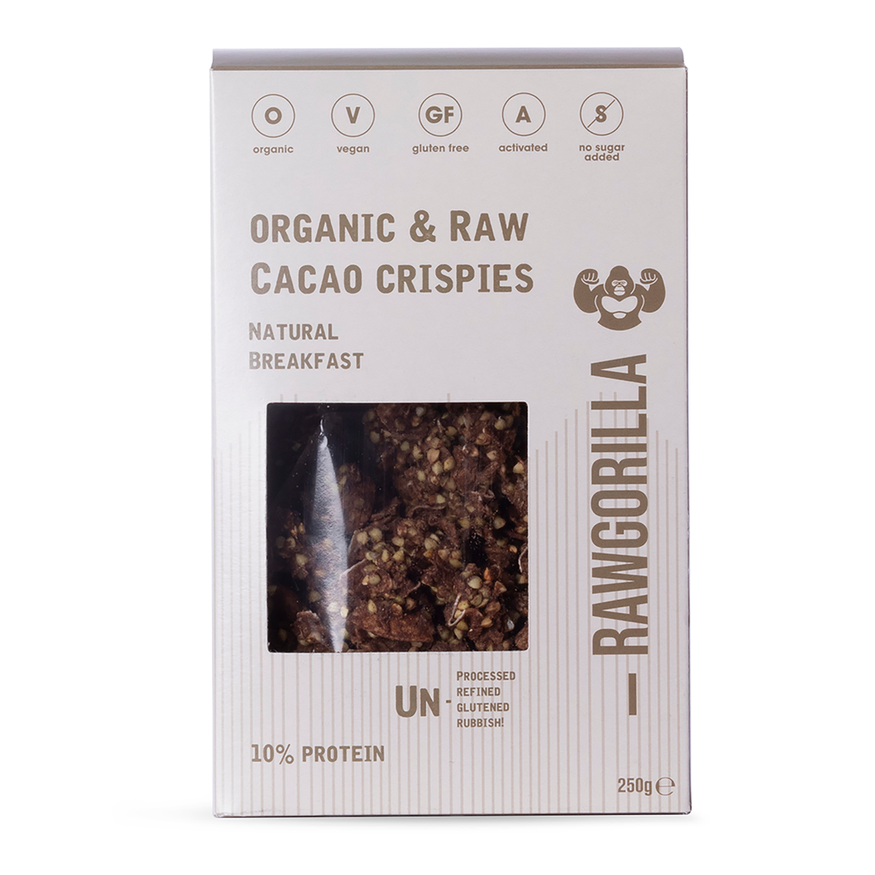 Cacao Crispies - 250g - RAWGORILLA by RawGorilla | The Hackers Market
