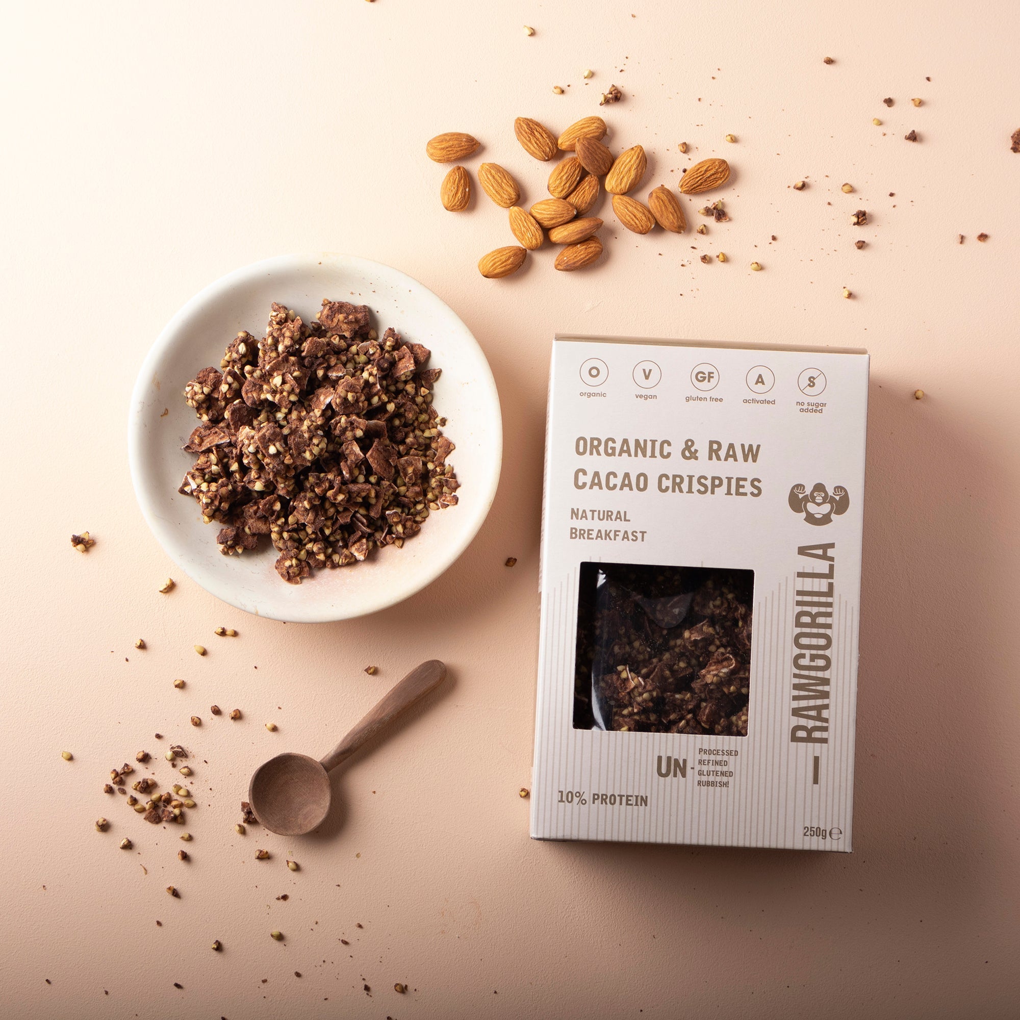 Cacao Crispies - 250g - RAWGORILLA by RawGorilla | The Hackers Market