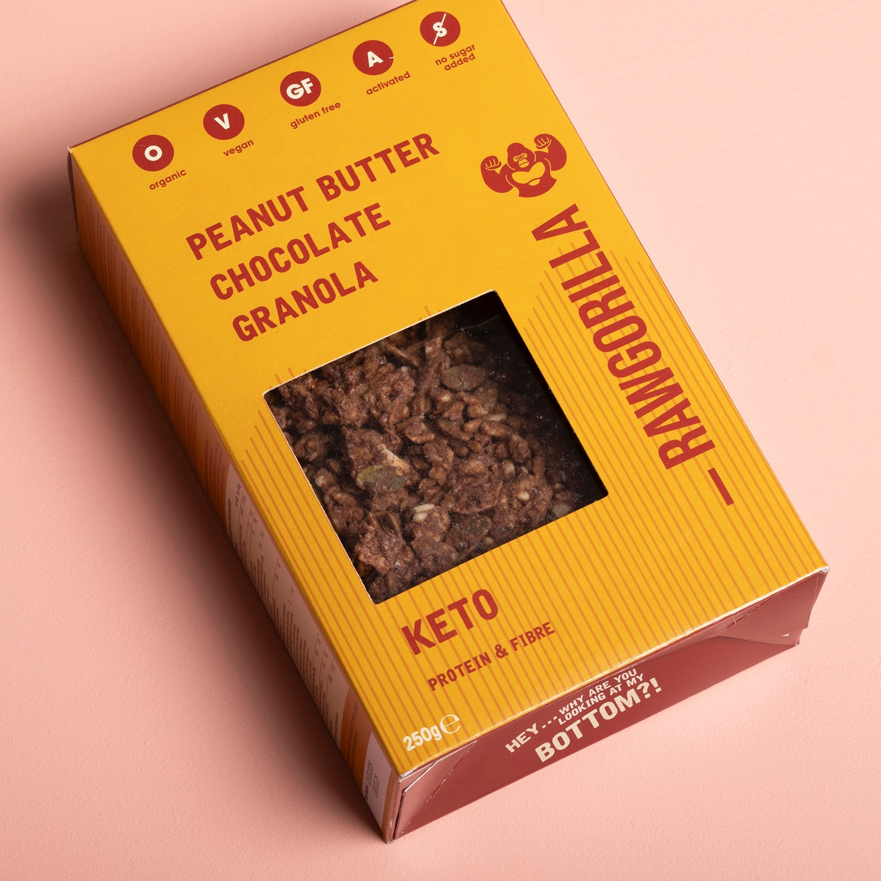 Keto Peanut Butter Chocolate Granola - 250g - Raw Gorilla by RawGorilla | The Hackers Market