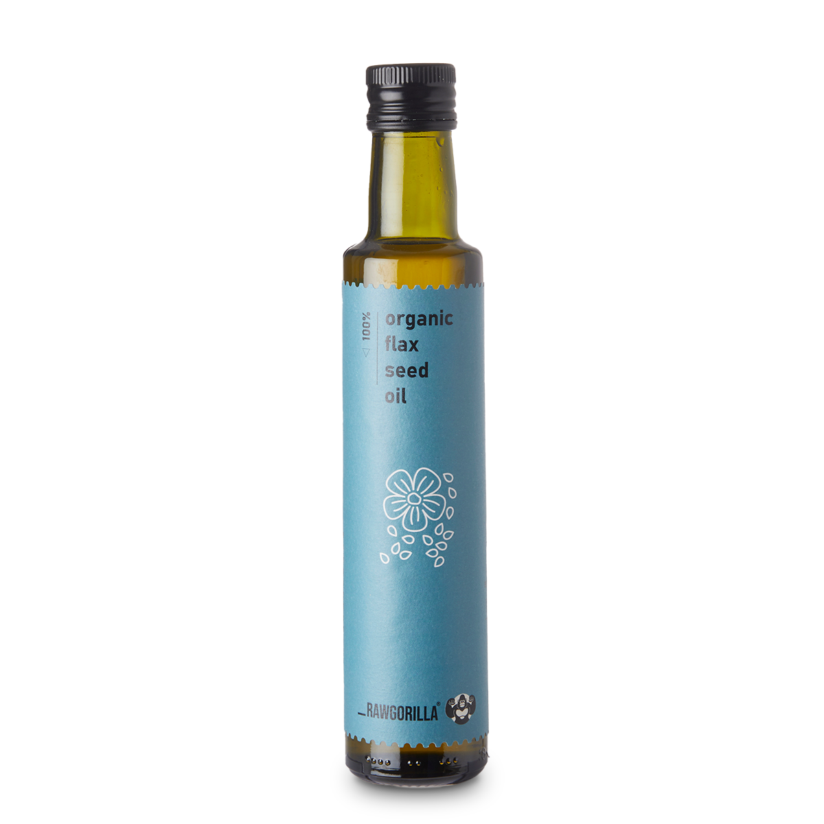 Cold Pressed Organic Flaxseed Oil - 250ml - RAWGORILLA by RawGorilla | The Hackers Market