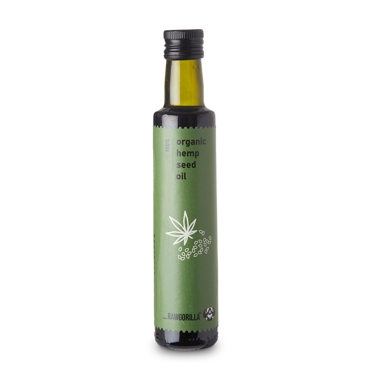 Organic Hemp Seed Oil-cold pressed - 250ml - RAWGORILLA by RawGorilla | The Hackers Market