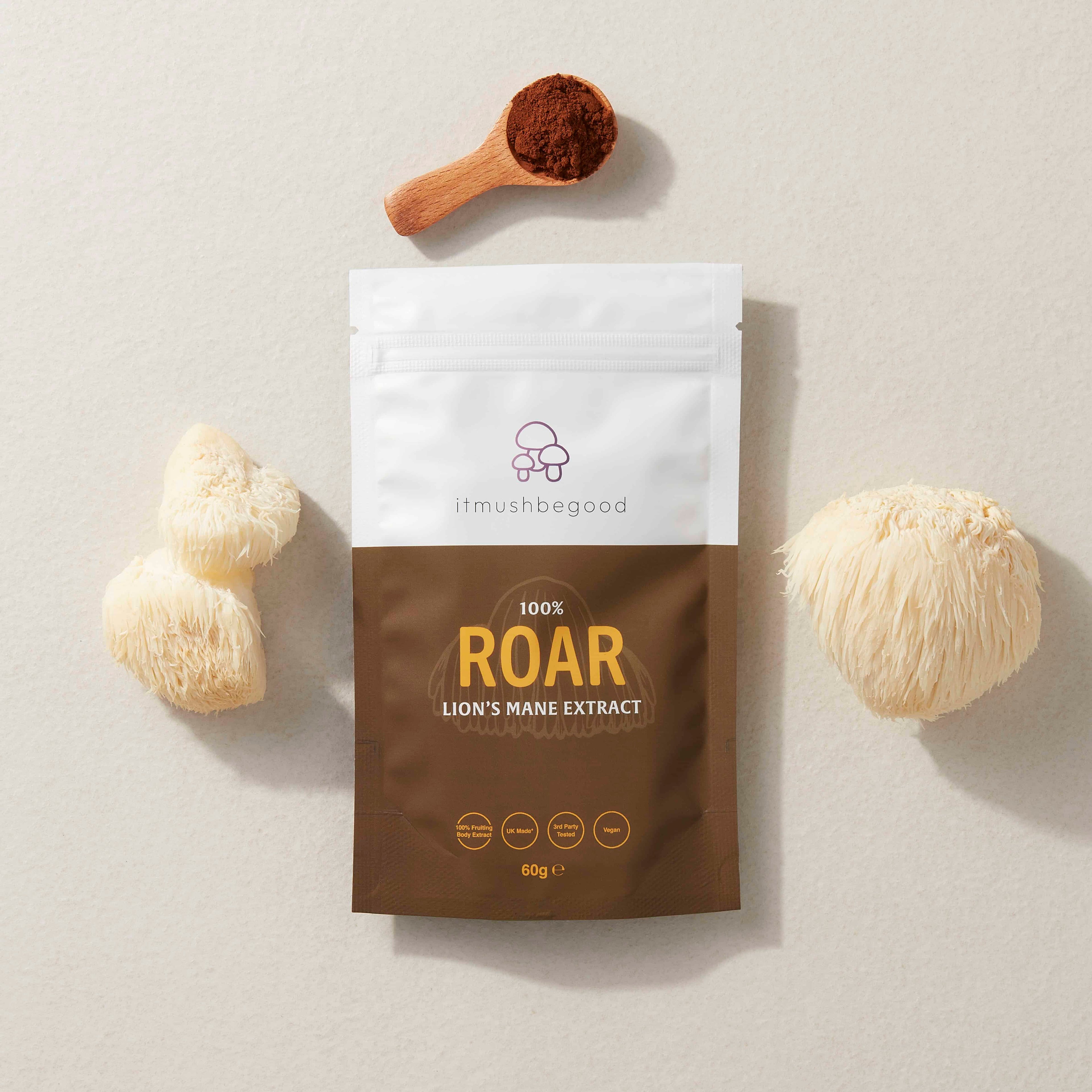Roar - Organic Lions Mane Powder by itmushbegood | The Hackers Market