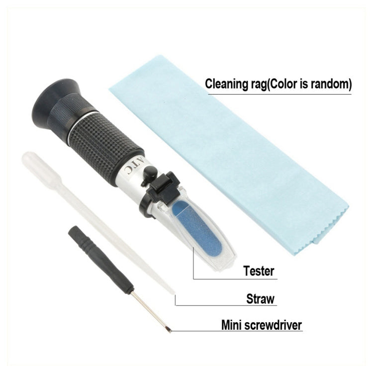 Alcohol Refractometer Sugar Grape Wine Concentration 0~25% Alcohol 0~40% Brix Tester Meter ATC Handheld Tool RZ121 by The Hackers Market | The Hackers Market