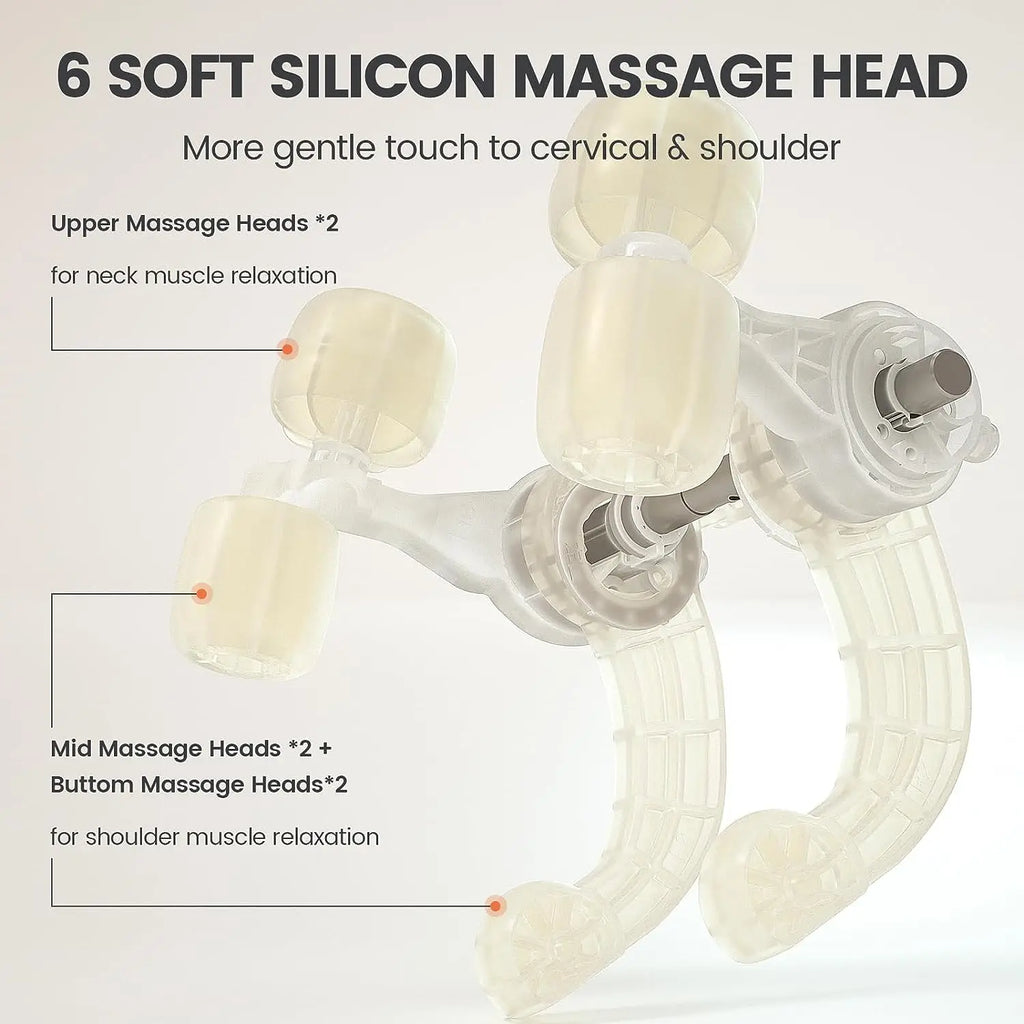 Breo N5 Mini – Patented 5D Shiatsu Neck & Shoulder Massager with Ergonomic Human-like Massage