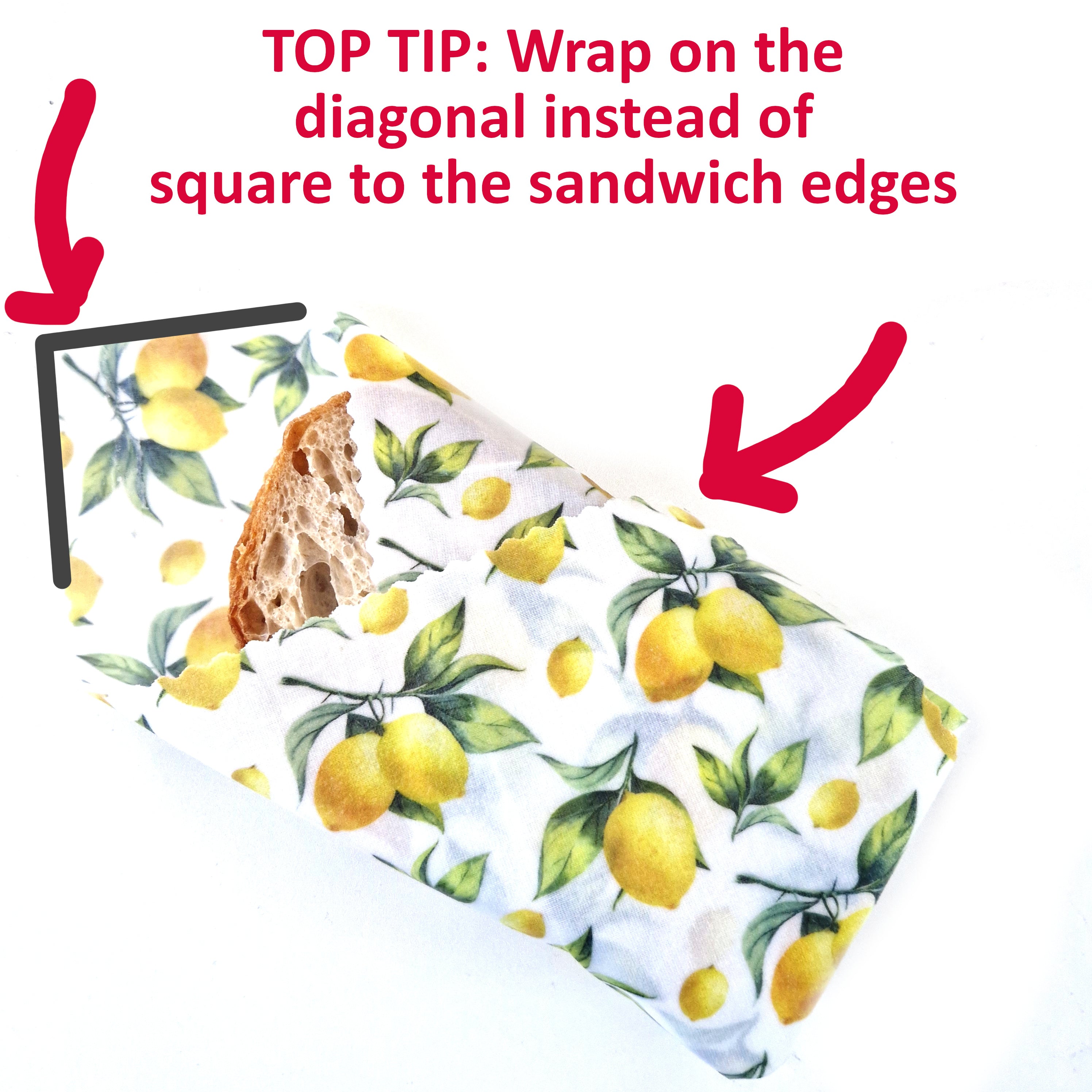 Classic Set of 3 Beeswax Wraps | Sunflowers
