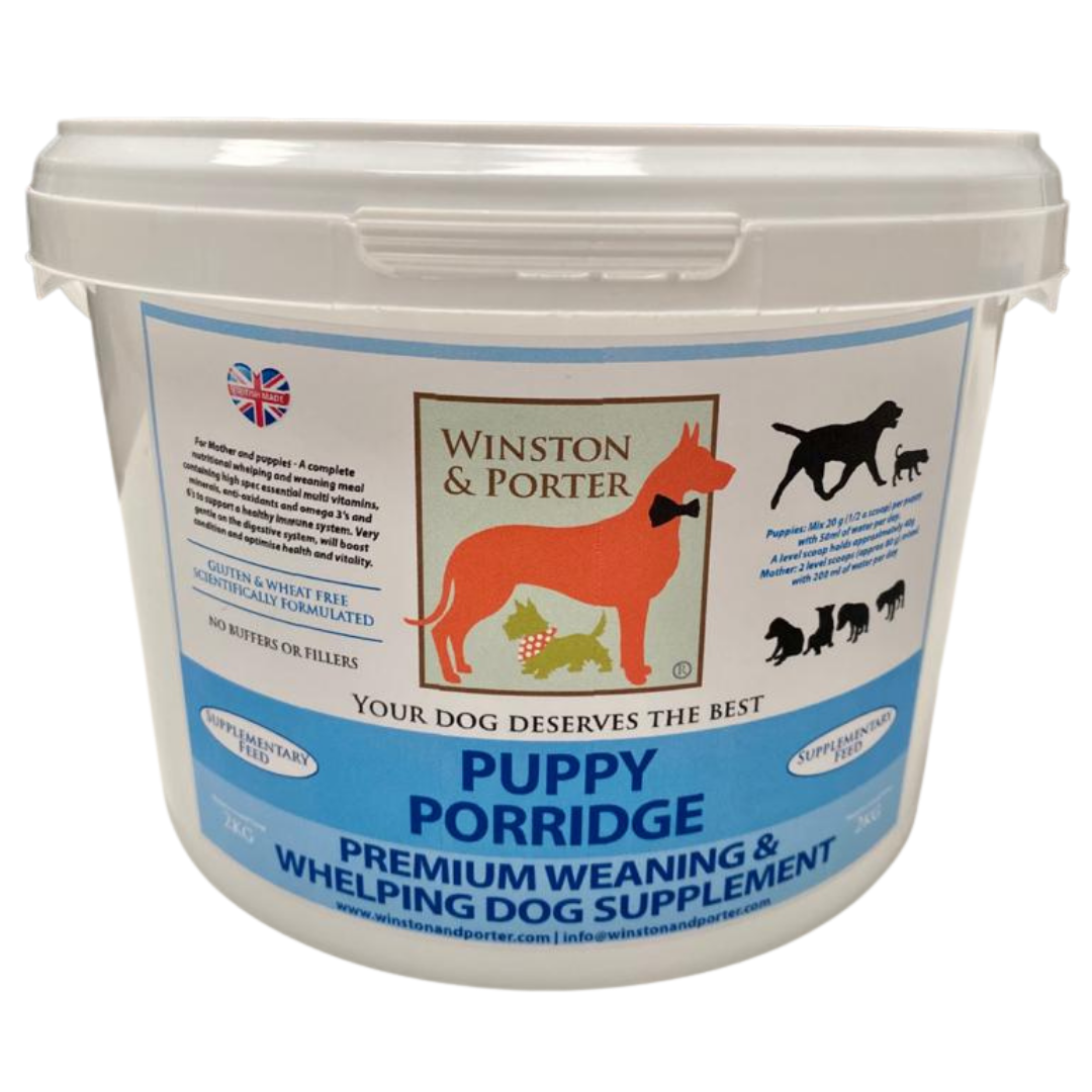 Puppy Porridge Premium Weaning and Whelping Supplement by Winston and Porter | The Hackers Market