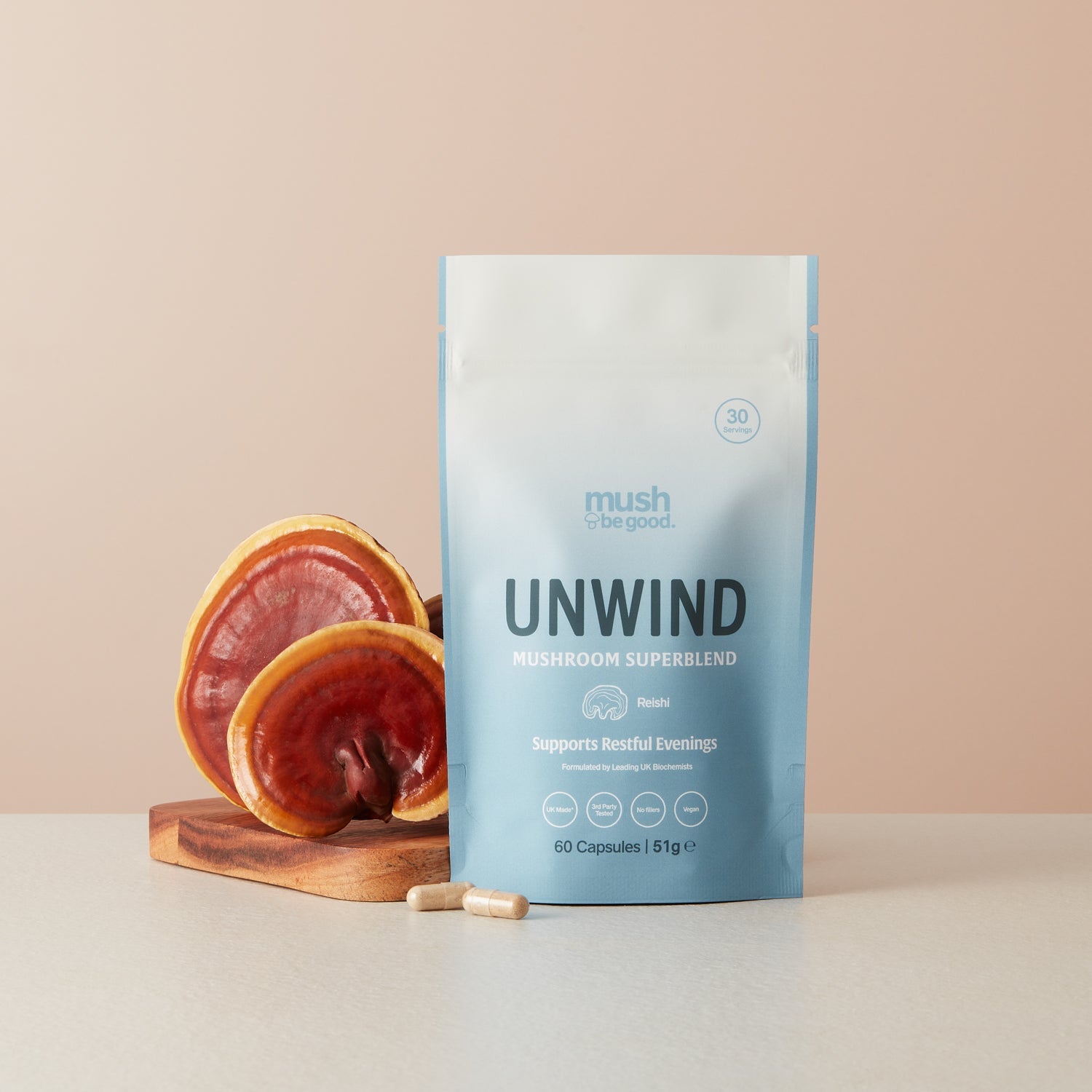 Unwind Superblend Capsules by itmushbegood | The Hackers Market