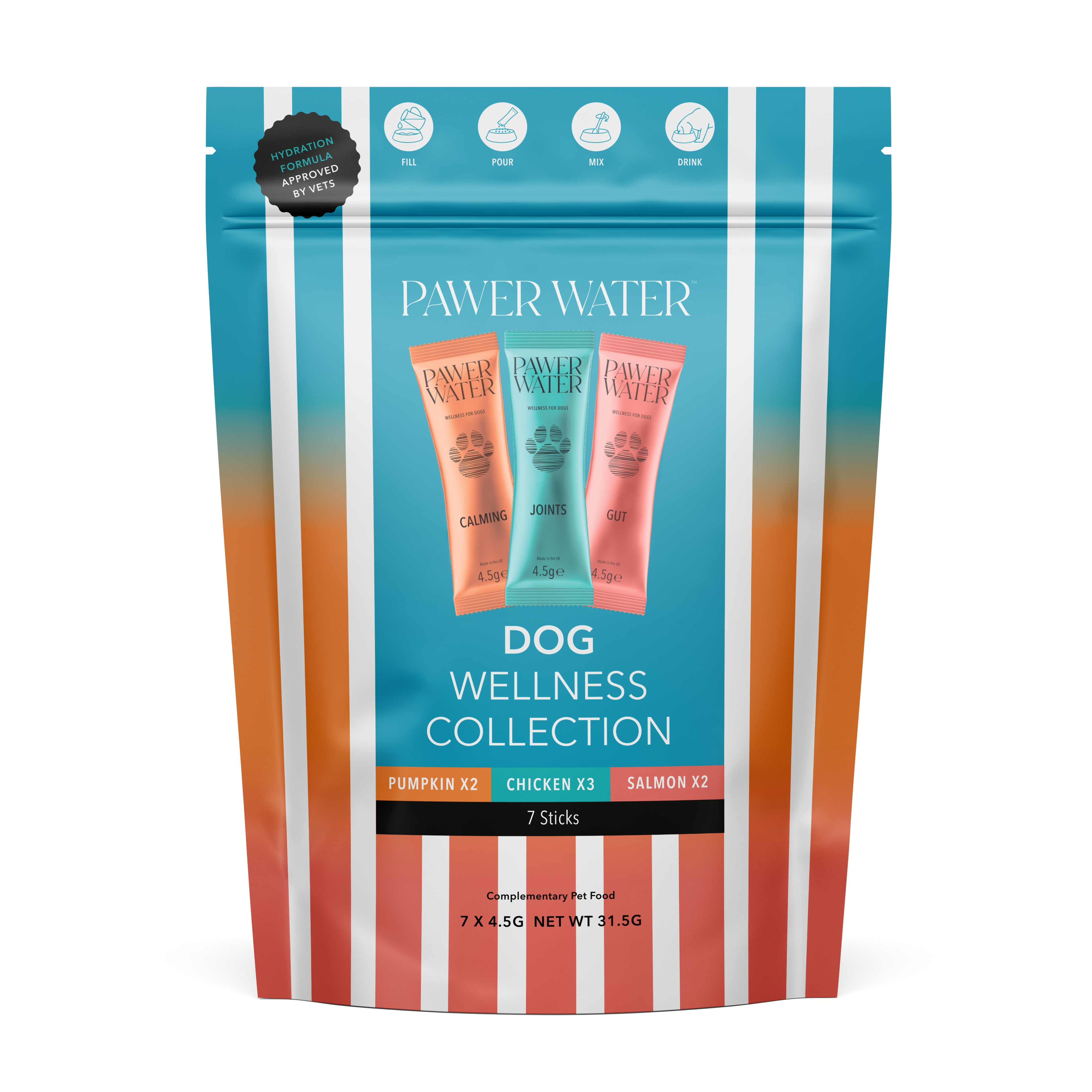 The Wellness Collection (7 Sticks Pouch) by Pawer Water | The Hackers Market