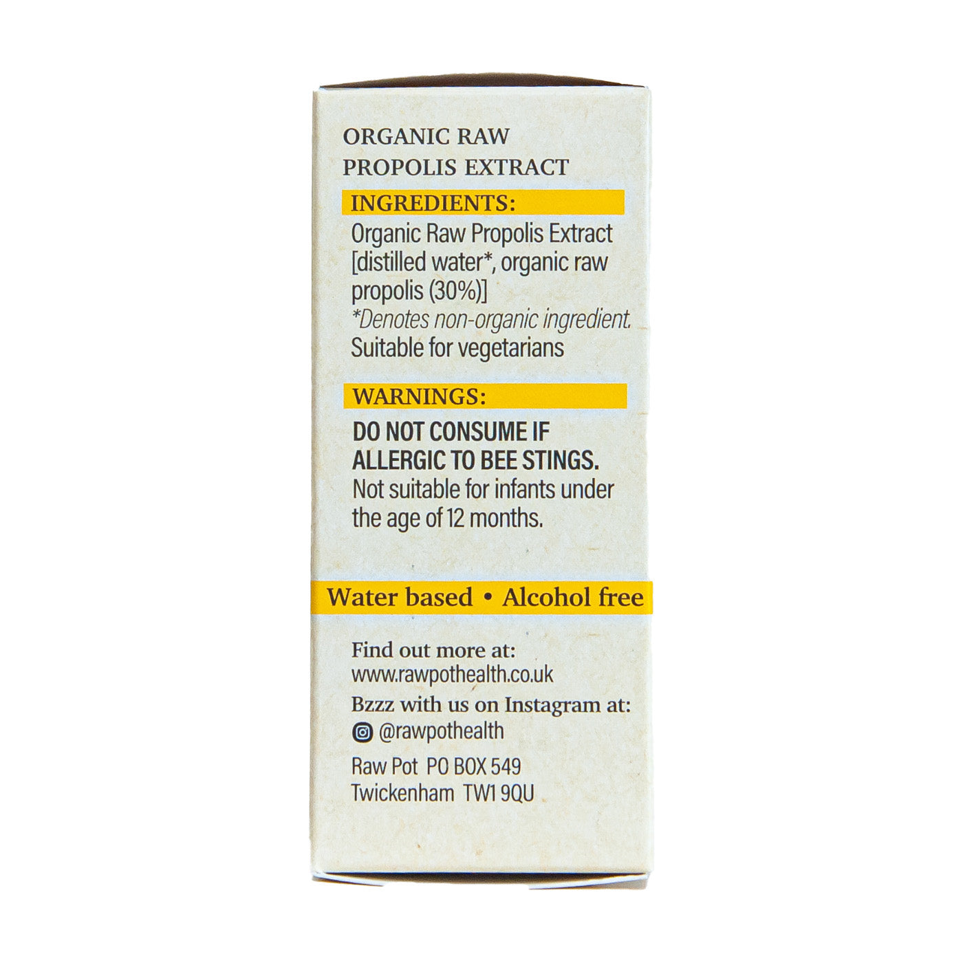 Organic Raw Propolis Extract Kids 1+