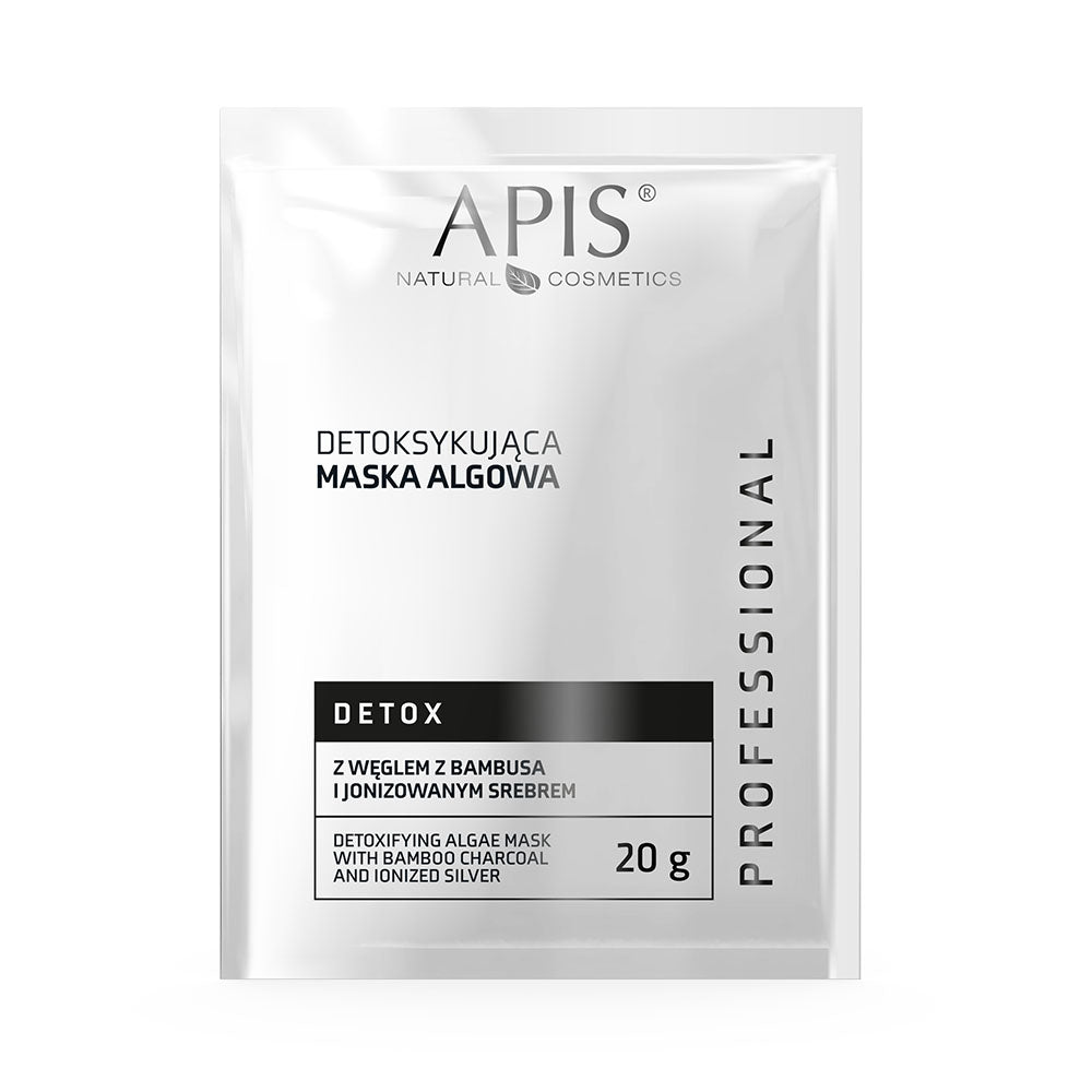 Detox - Detoxifying Algae Mask with Bamboo Charcoal & Ionized Silver 20g by APIS | The Hackers Market