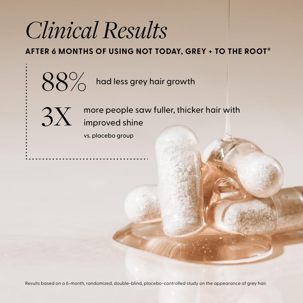 Not Today Grey - Daily Hair Supplement for Women & Men | Slow Greys & Repigment in 3–6 Months by Arey | The Hackers Market