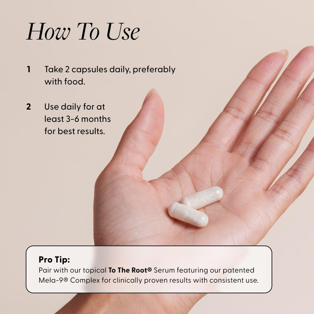 Not Today Grey - Daily Hair Supplement for Women & Men | Slow Greys & Repigment in 3–6 Months by Arey | The Hackers Market