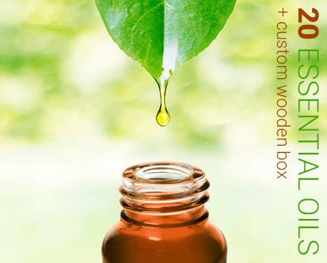 Aromatherapy Kit with 20 Essential Oils