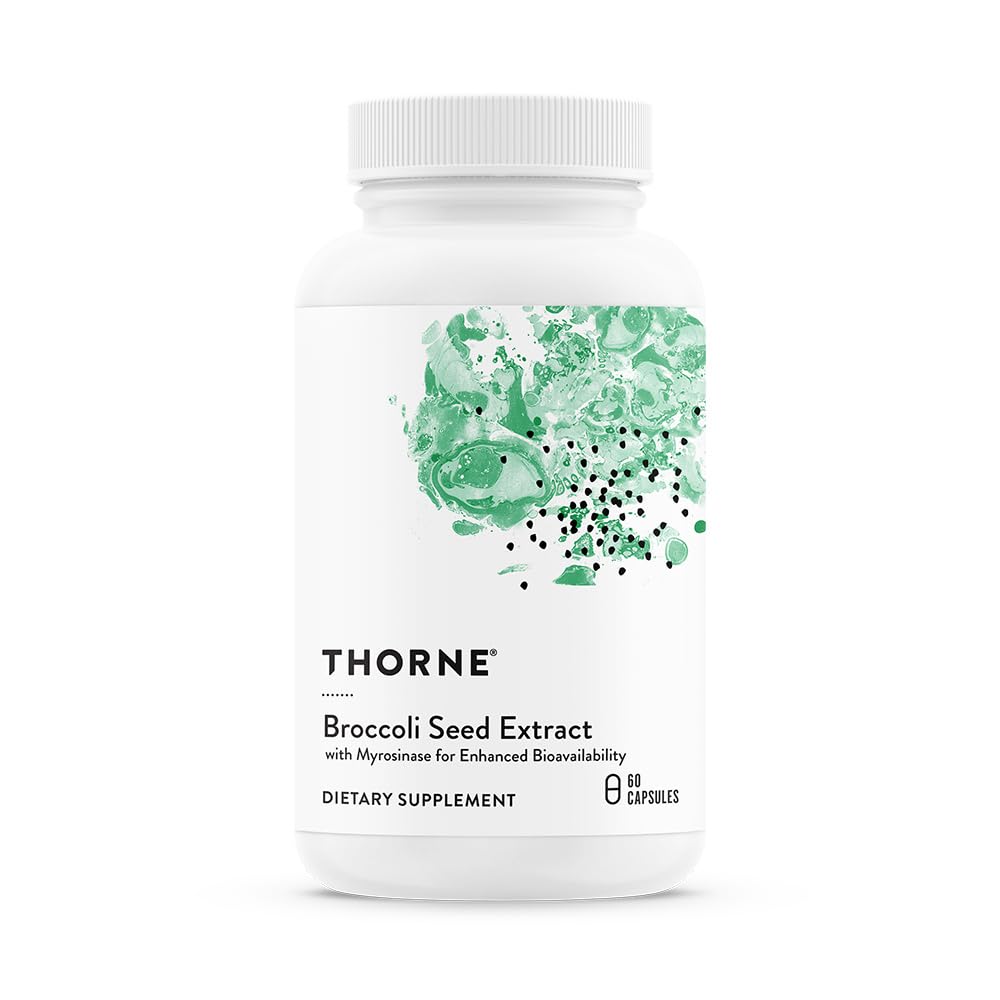 THORNE Broccoli Seed Extract (SGS) – Sulforaphane Glucosinolate, 60 Capsules | Antioxidant Support*