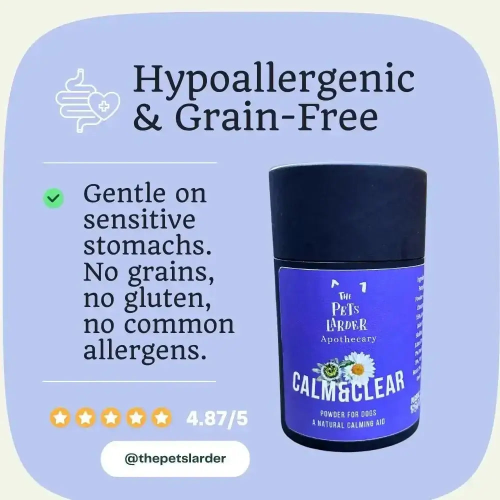 Calm & Clear – Natural Herbal Calming Supplement for Dogs