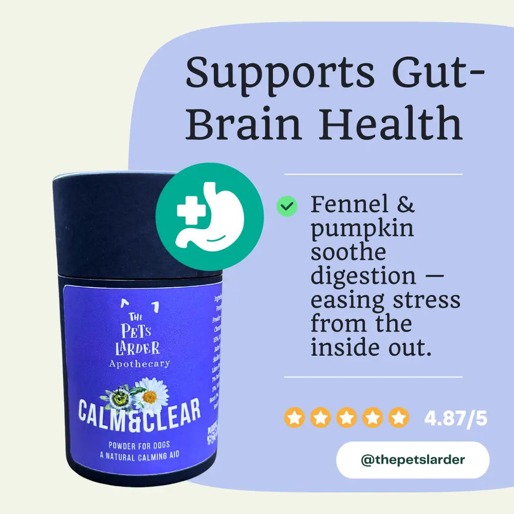 Calm & Clear – Natural Herbal Calming Supplement for Dogs by The Pets Larder | The Hackers Market