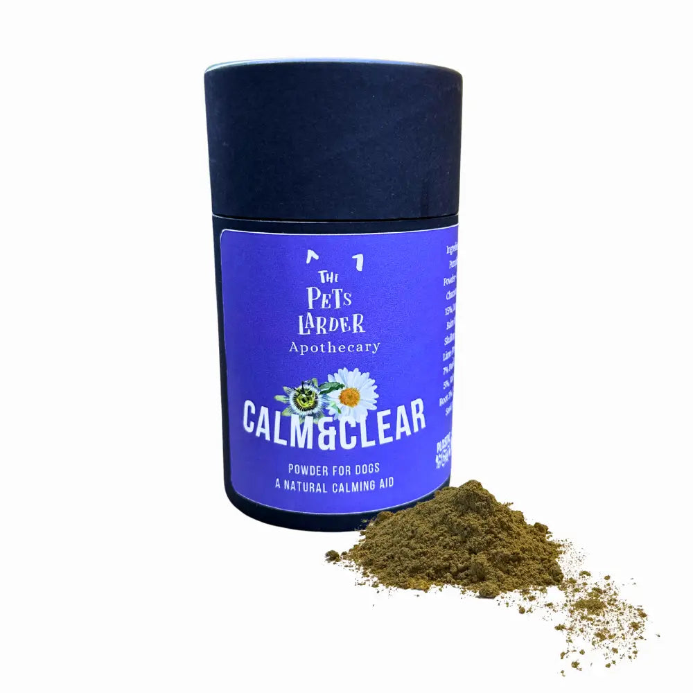 Calm & Clear – Natural Herbal Calming Supplement for Dogs by The Pets Larder | The Hackers Market