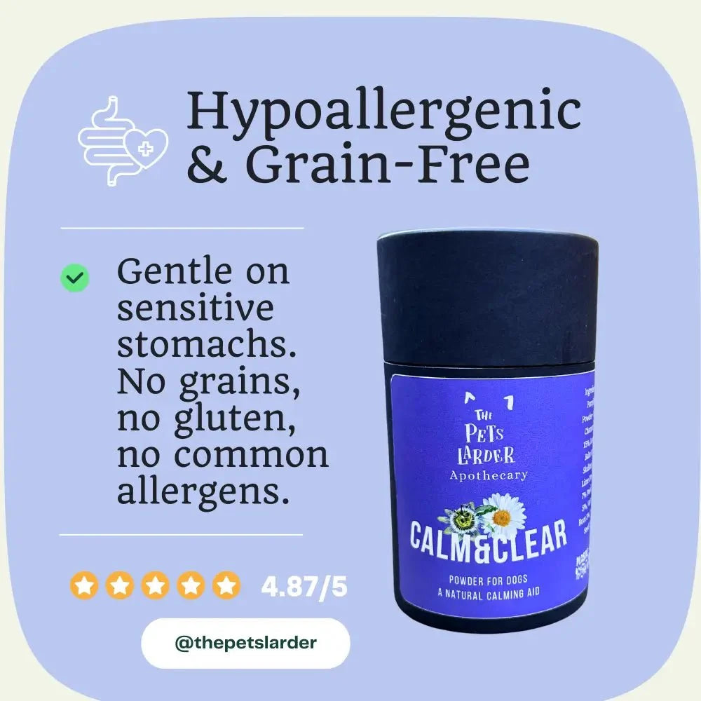 Calm & Clear – Natural Herbal Calming Supplement for Dogs