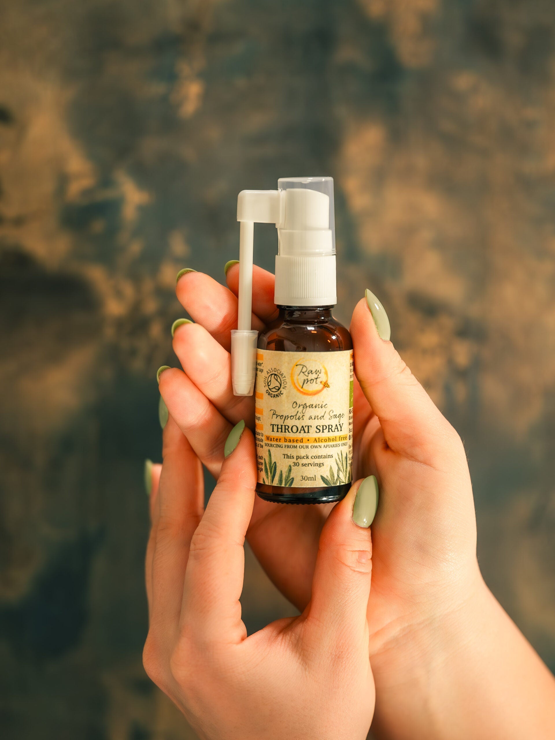 Organic Propolis And Sage Throat Spray