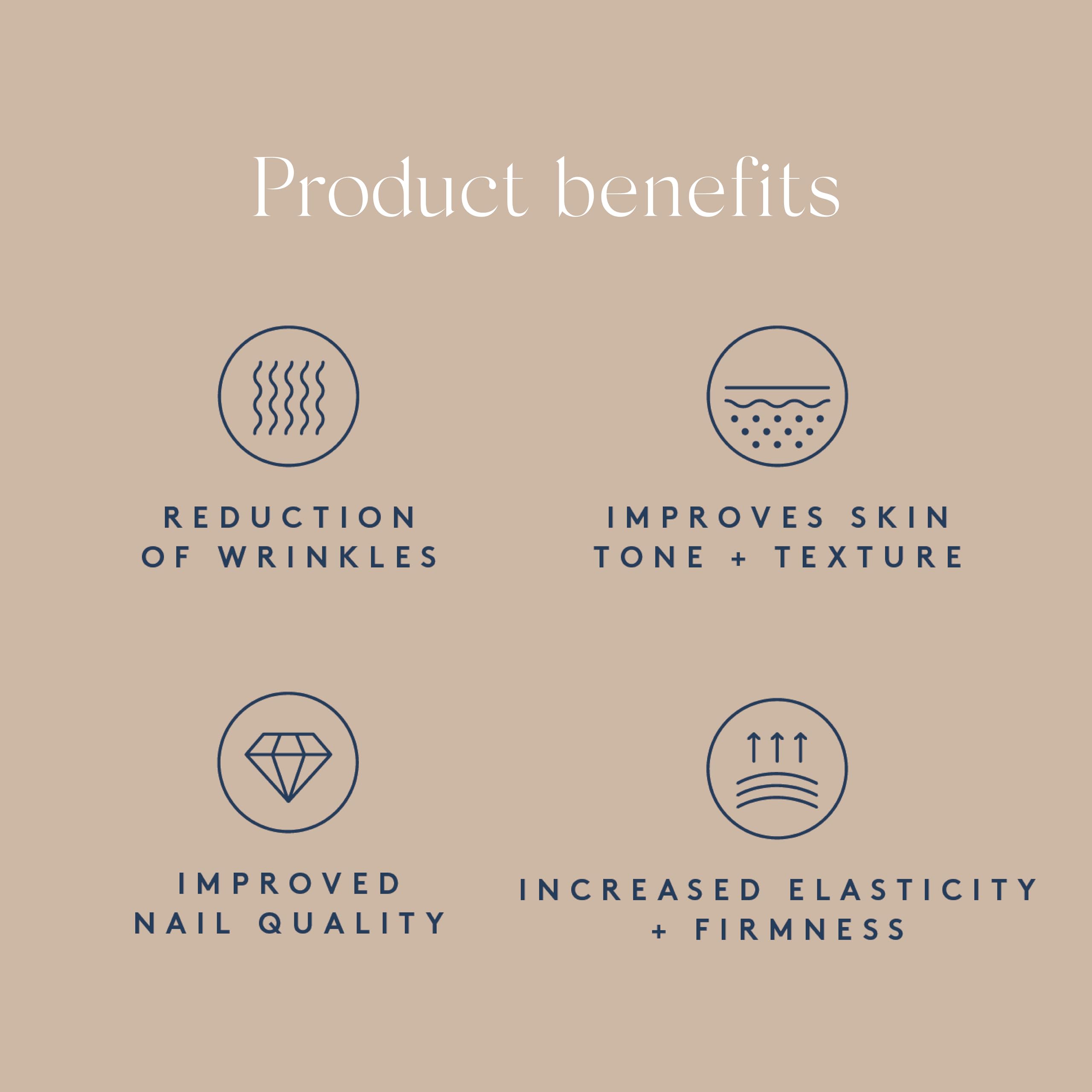 DOSE & CO Pure Collagen Peptides – Unflavored Powder, 10oz | Hair, Skin & Nails